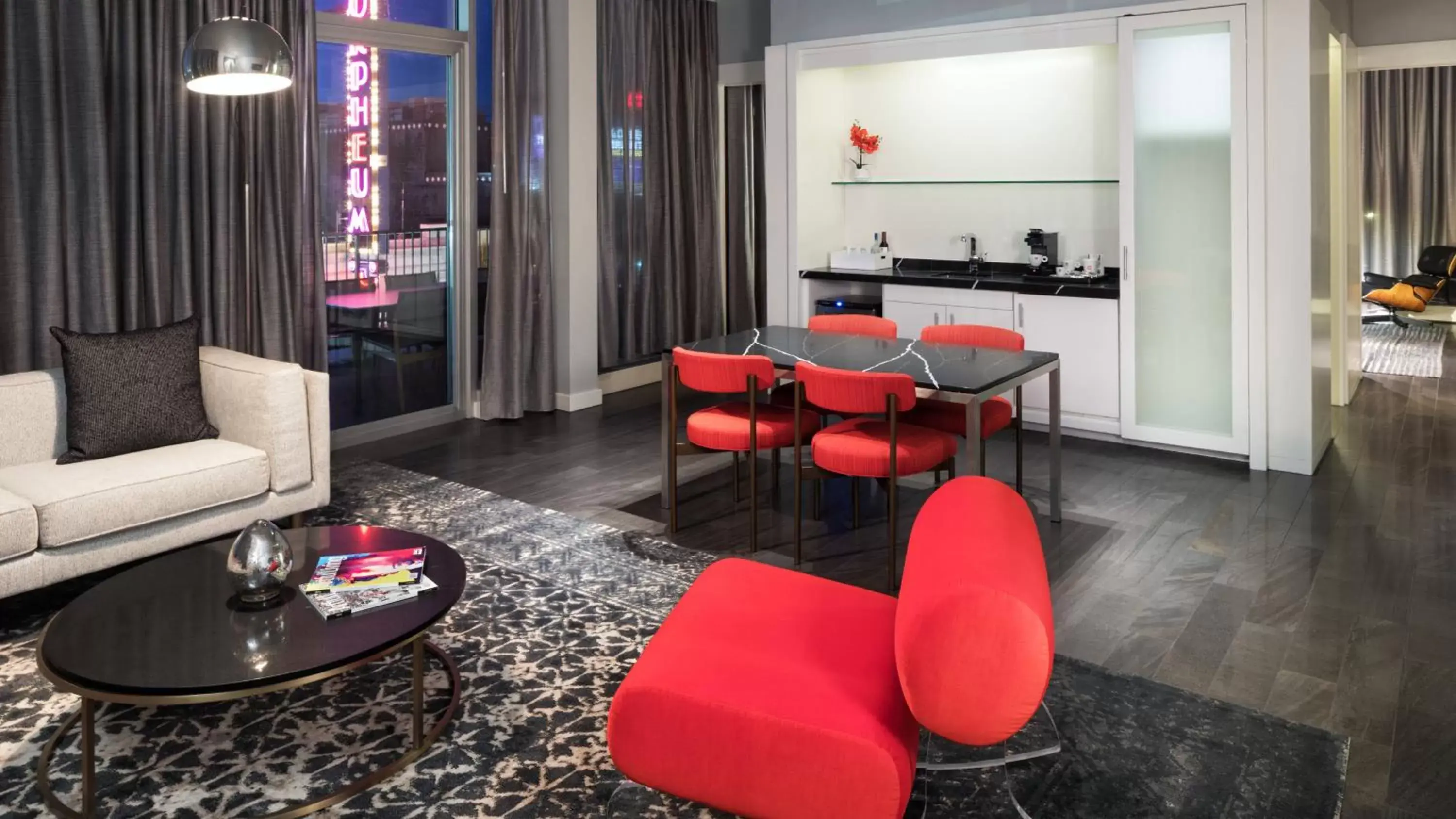 Living room in The Chambers Hotel Living room in The Chambers Hotel