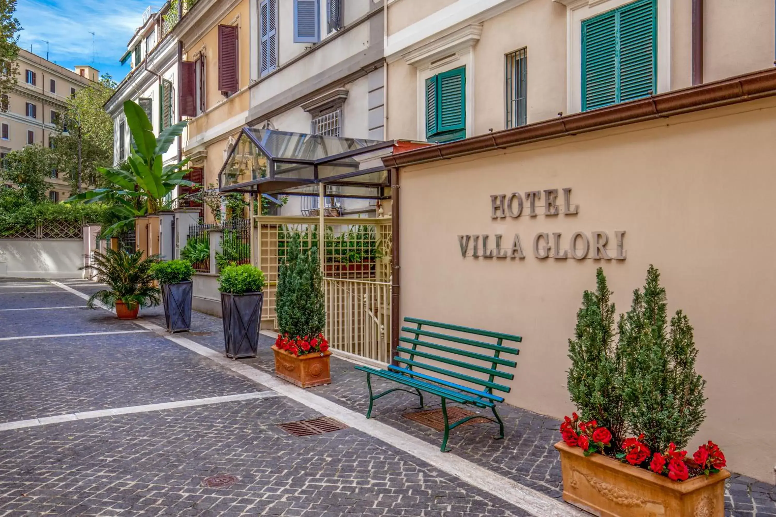 Facade/entrance in Hotel Villa Glori