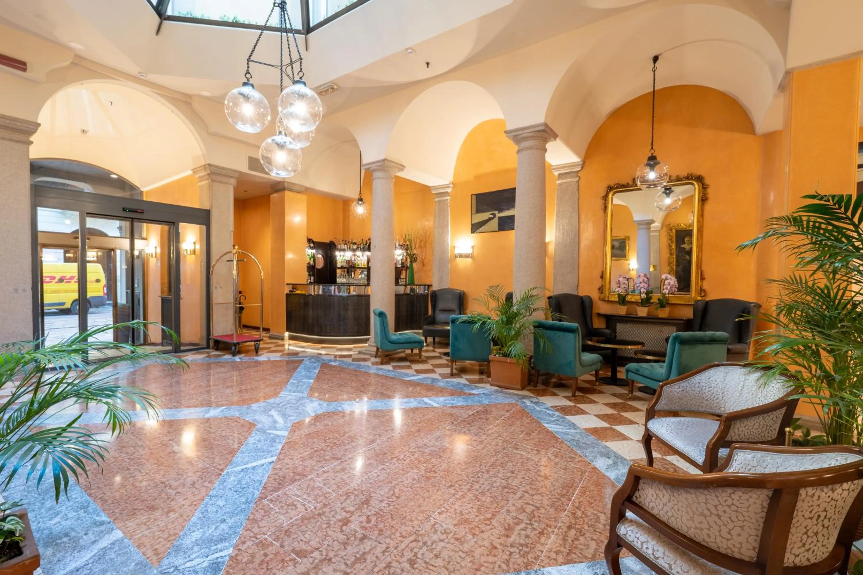 Lobby or reception in Hotel Regina