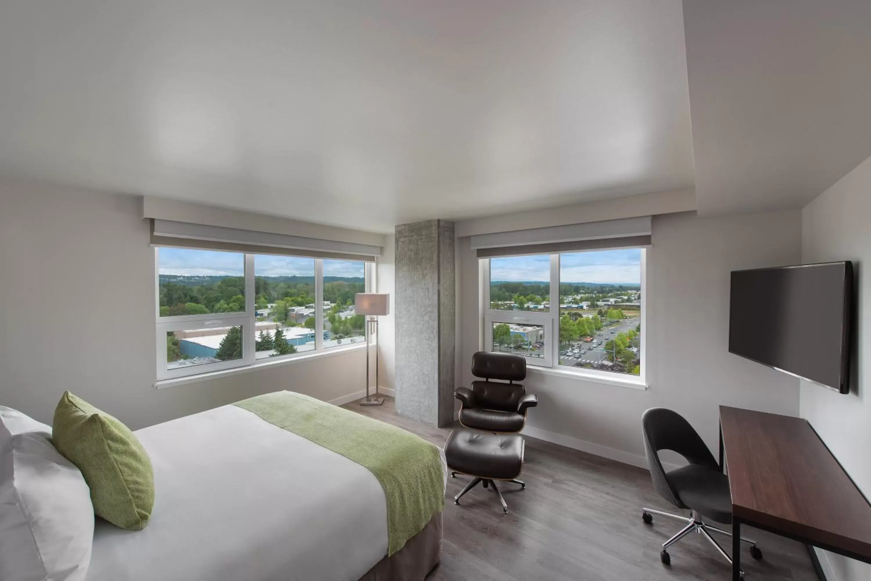 Bedroom, View in Hotel Interurban