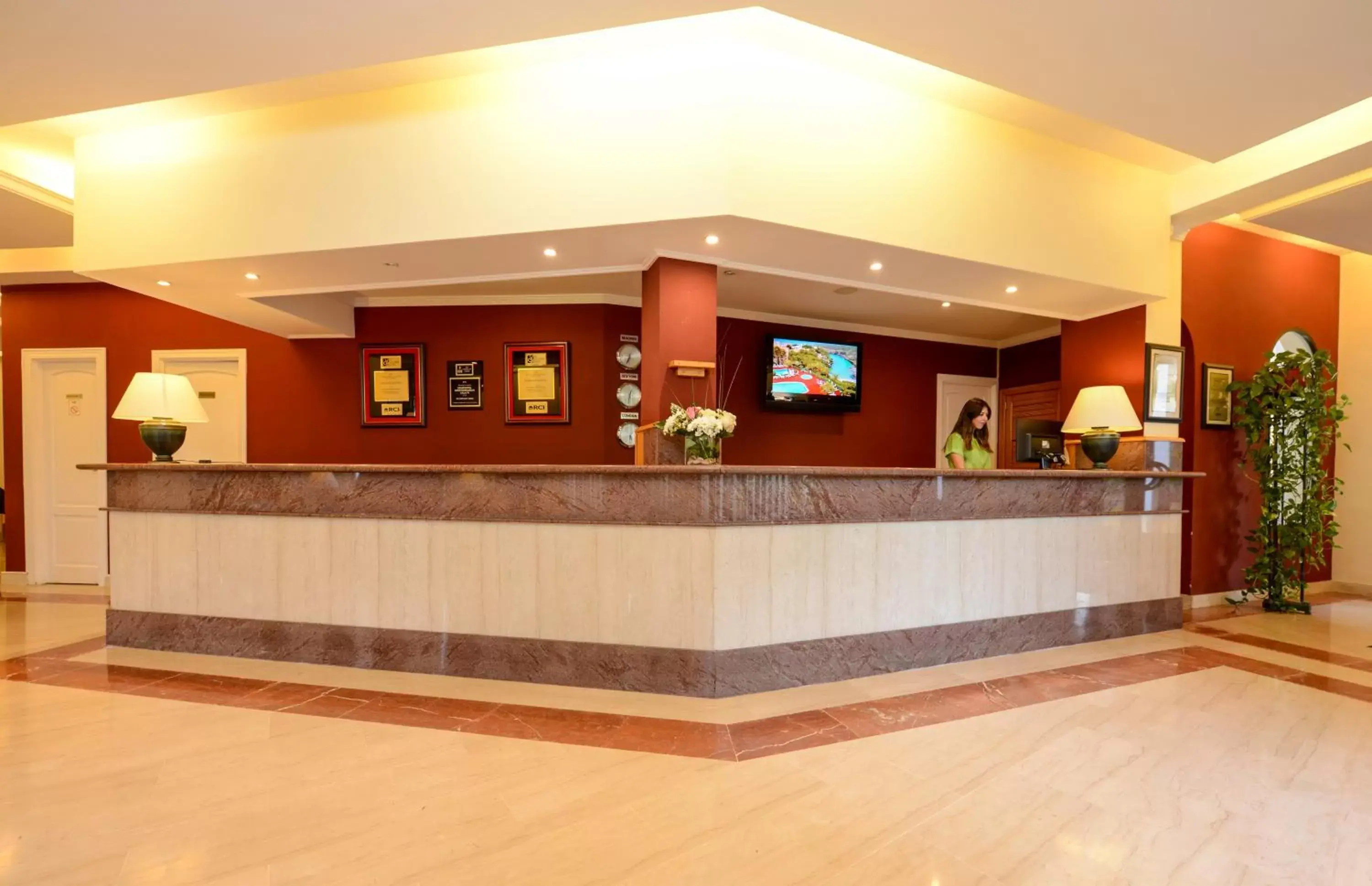 Lobby or reception, Lobby/Reception in Aparthotel Ona Cala Pi Club