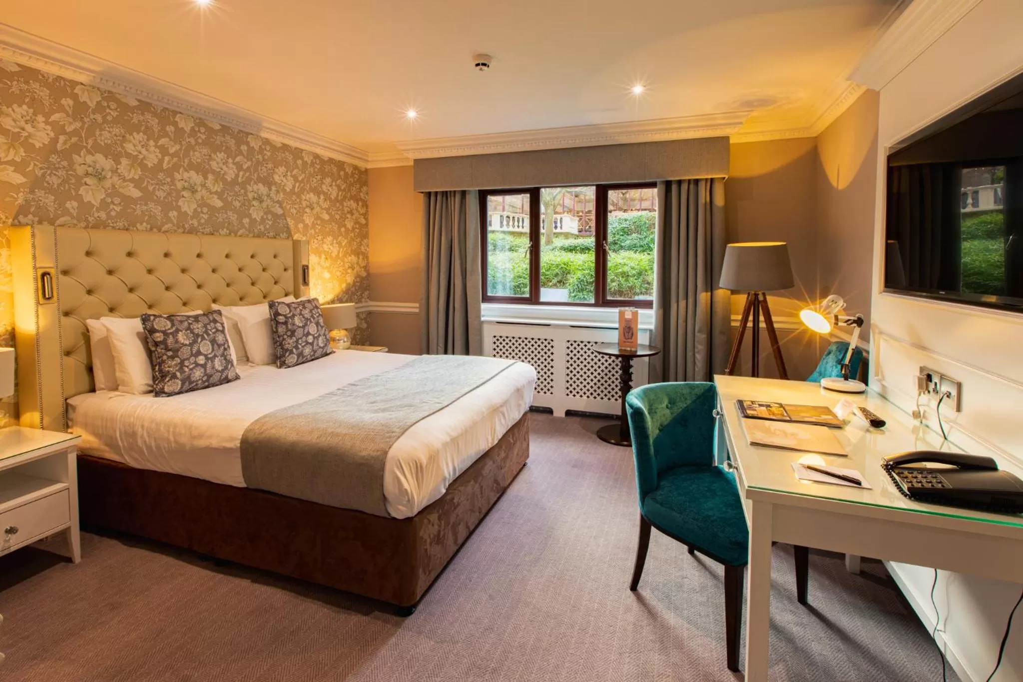 Bed in Redworth Hall Hotel- Part of the Cairn Collection