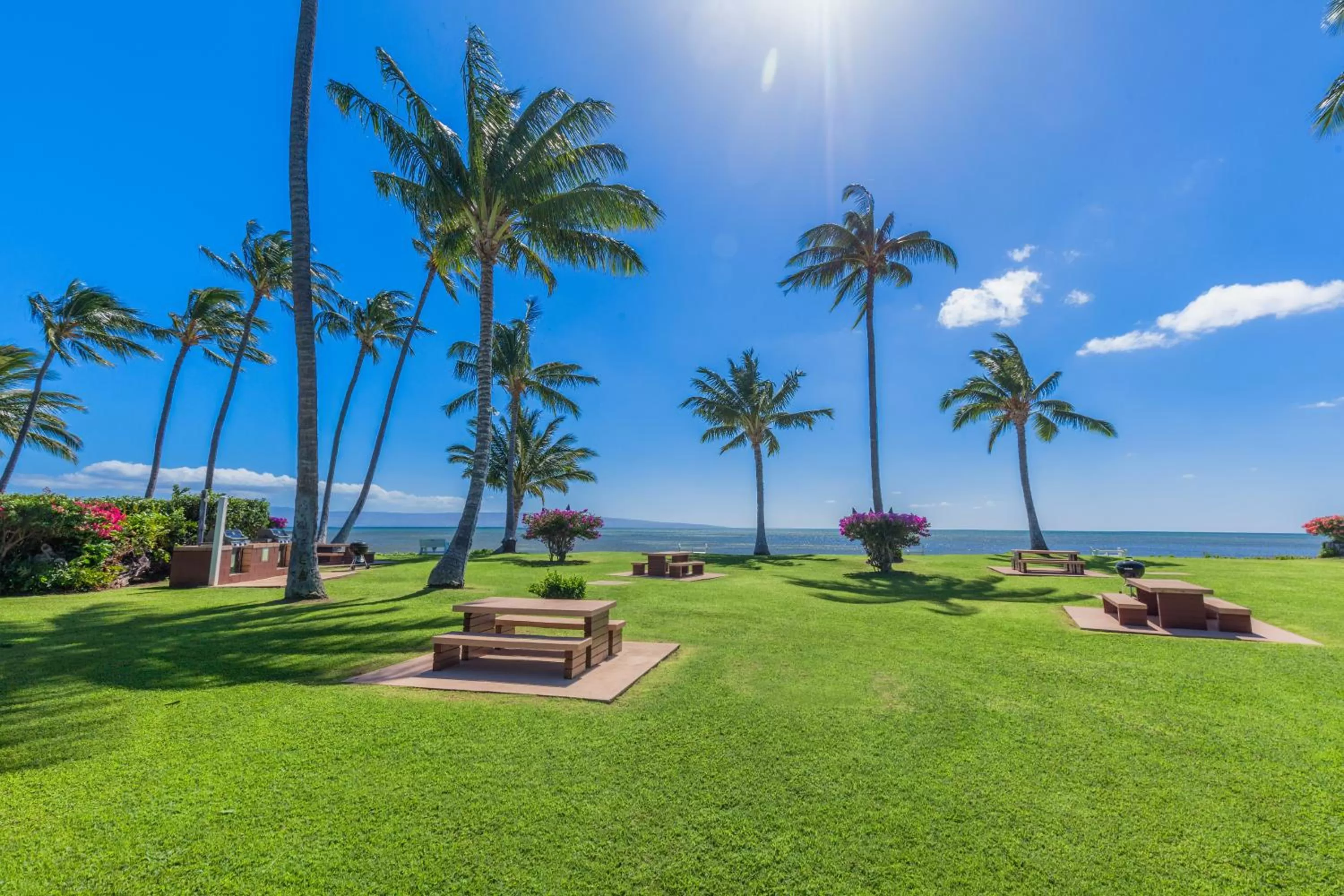 BBQ facilities in Castle at Moloka'i Shores