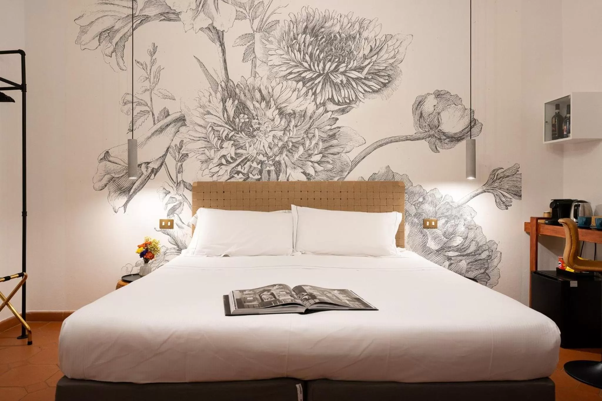 Bed in SPIRIT OF FLORENCE Boutique Rooms