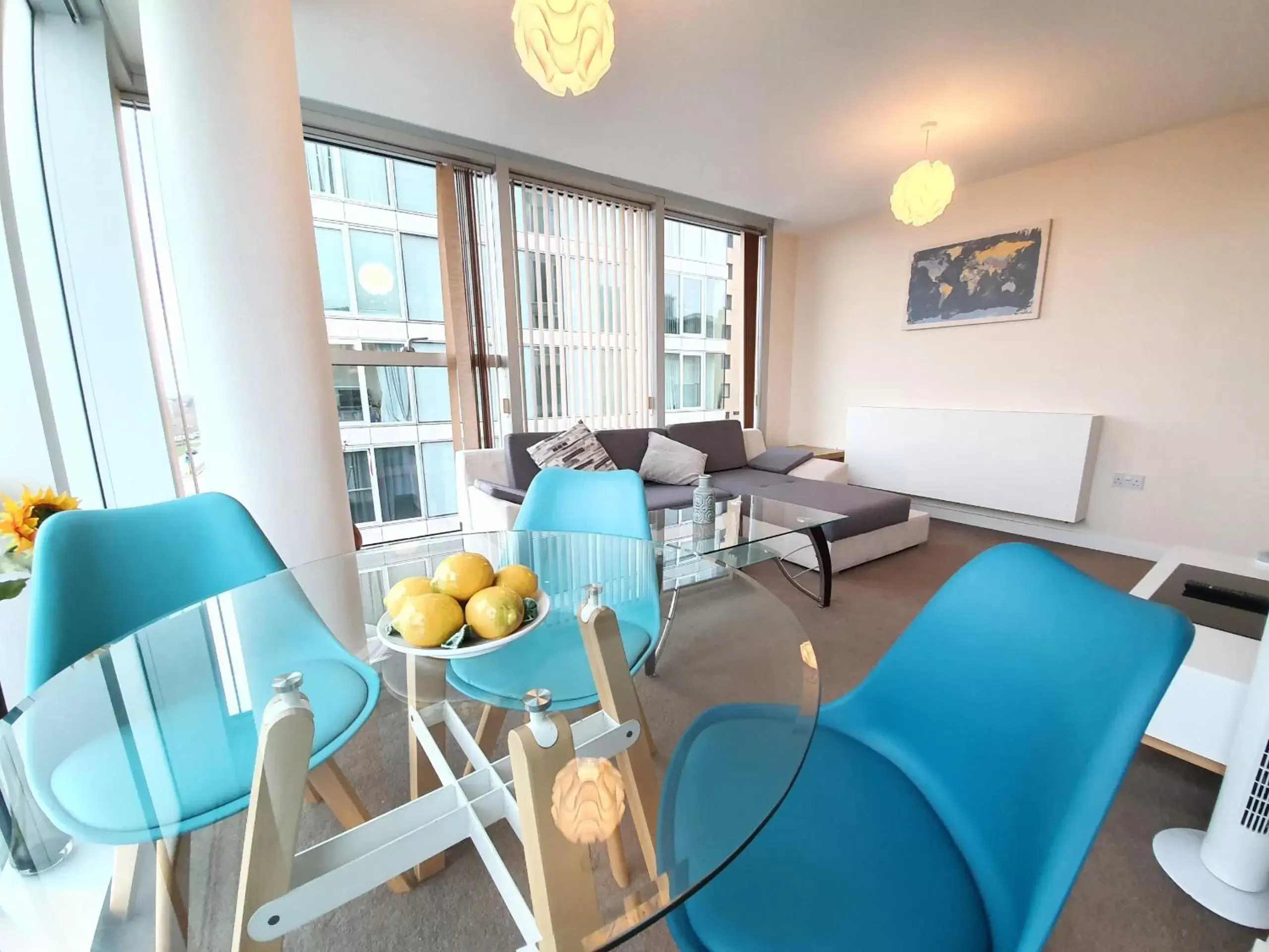 Living room in Dazzon Apartments - HUB - Central MK