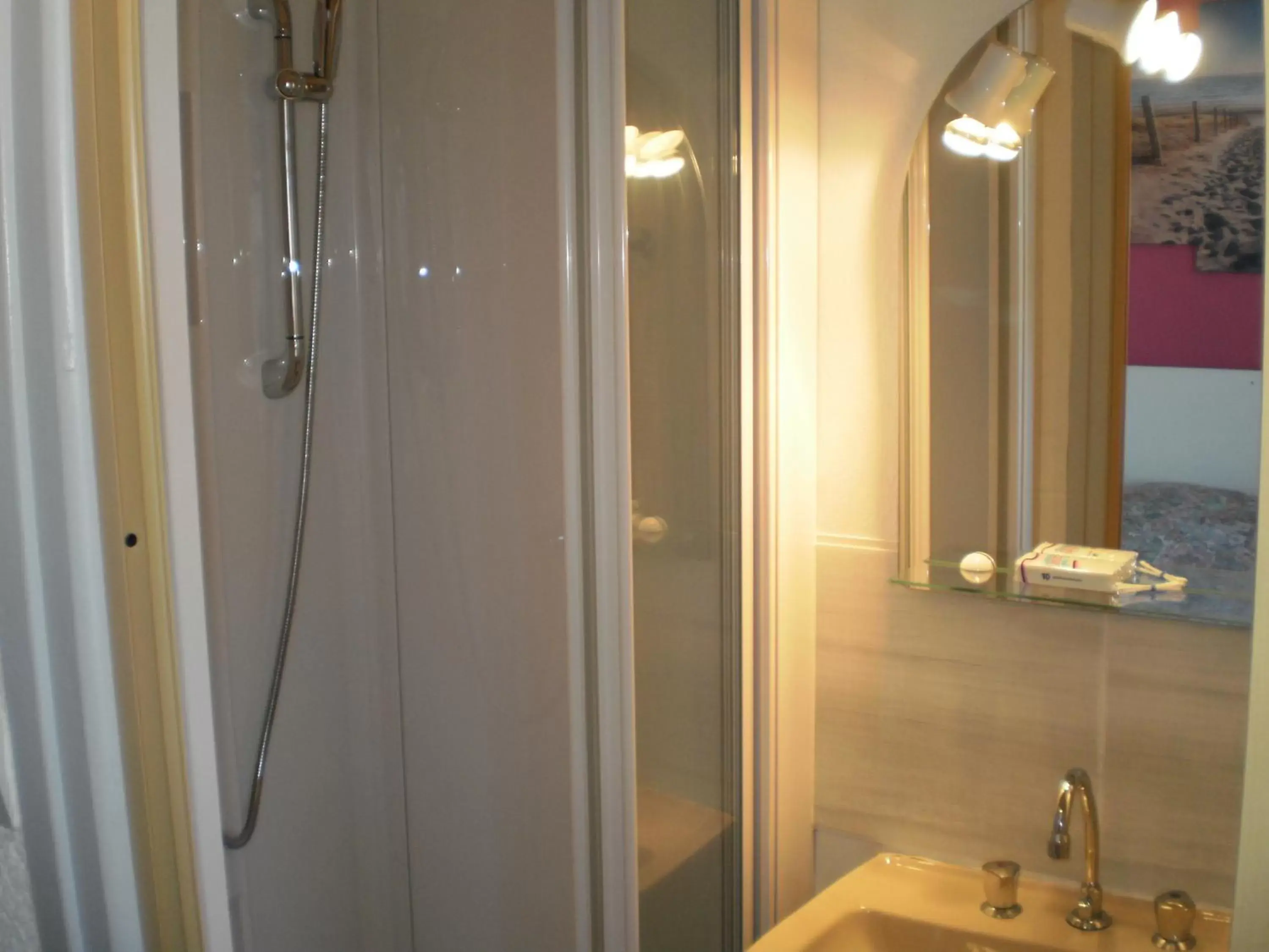 Shower, Bathroom in Hotel De La Gare