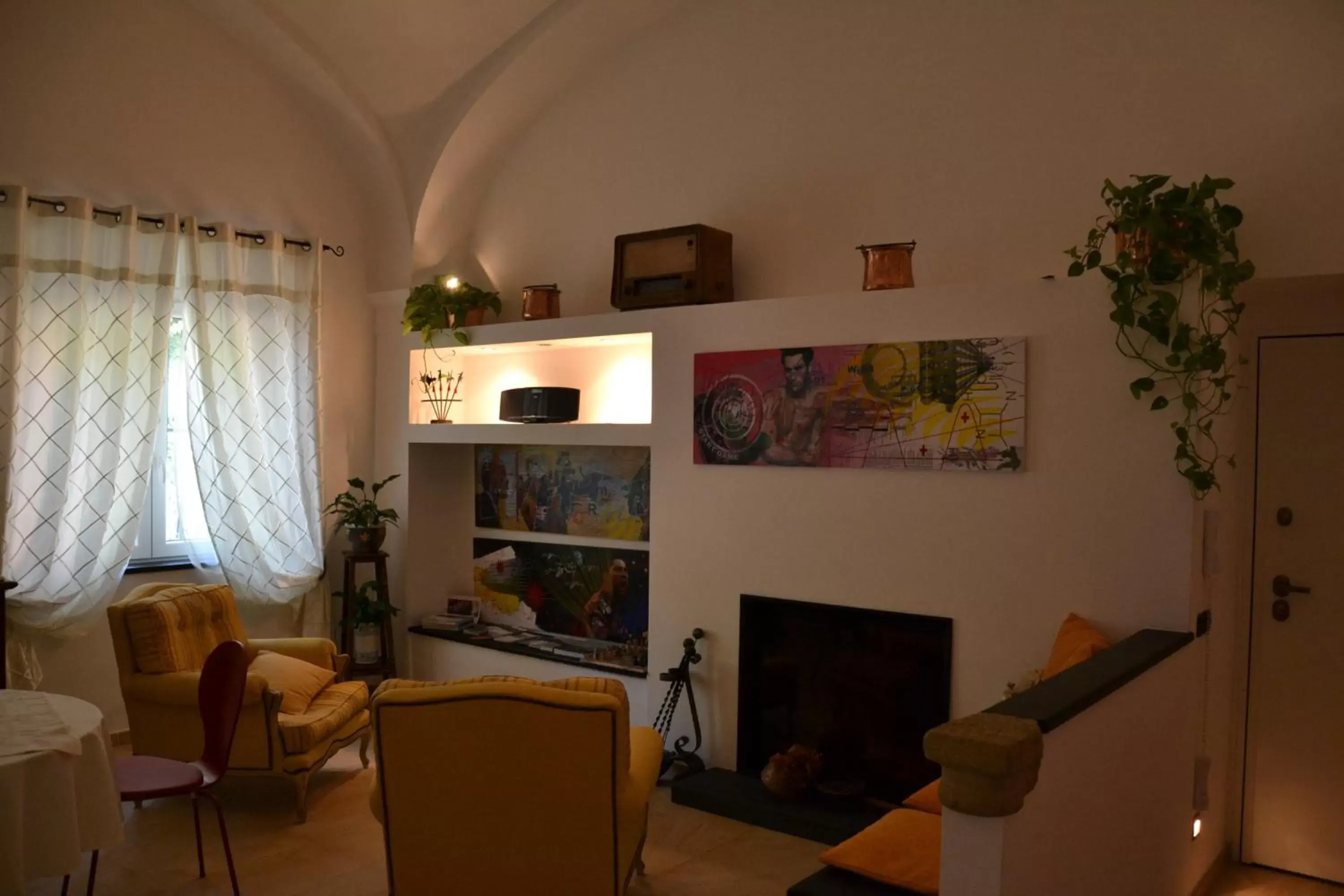 Communal lounge/ TV room, Seating Area in B&B Torre Porta Marina