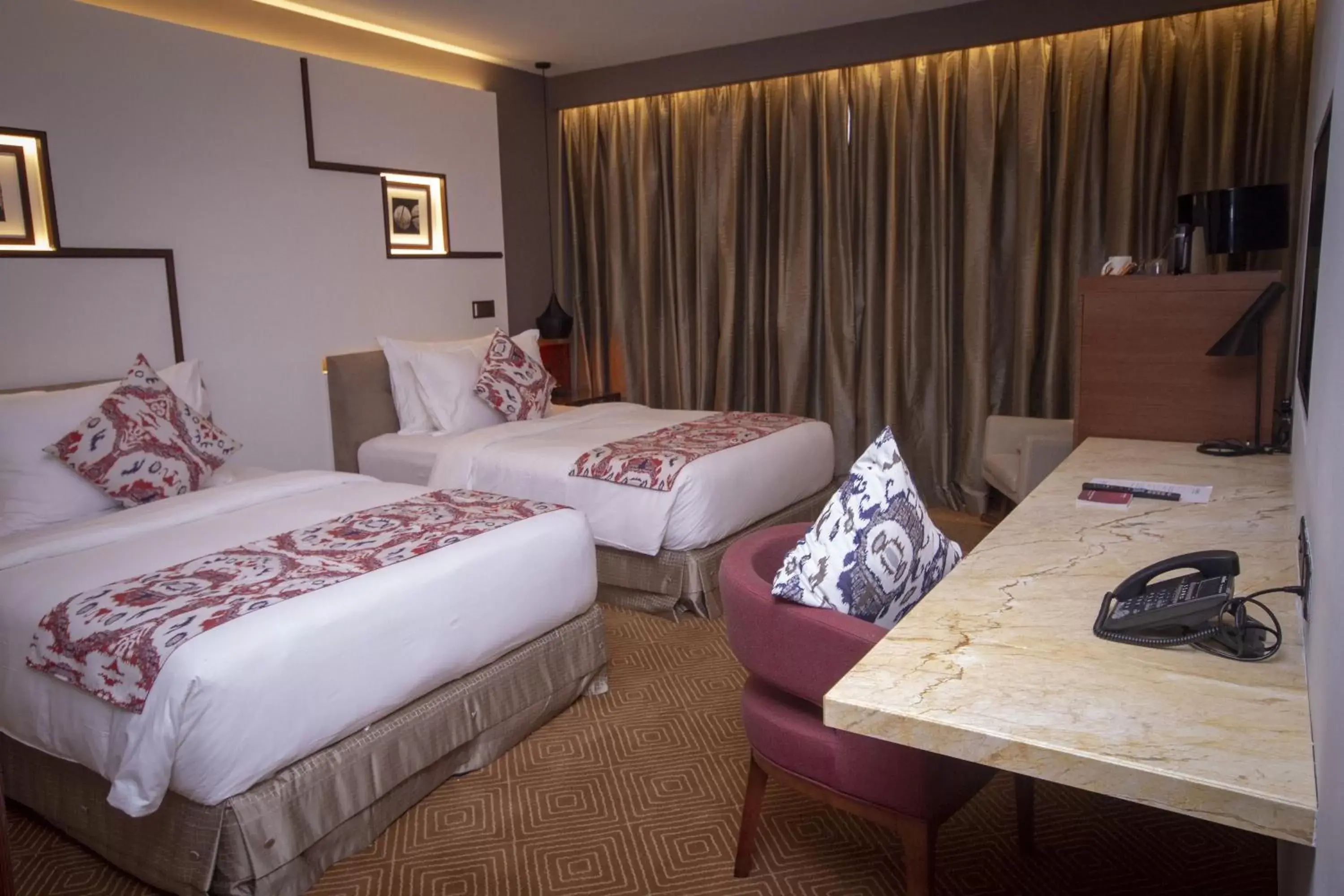 Photo of the whole room, Bed in Movenpick Hotel & Convention Centre KLIA