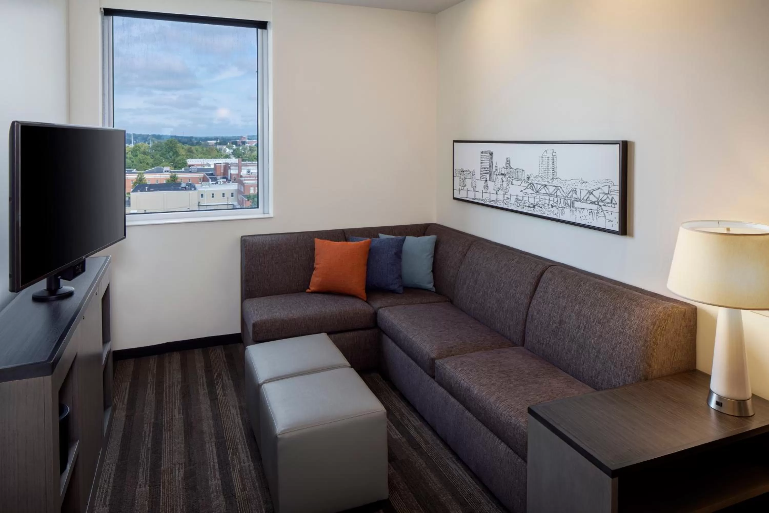 King Studio Suite with Kitchen and Sofa Bed in Hyatt House Augusta Downtown