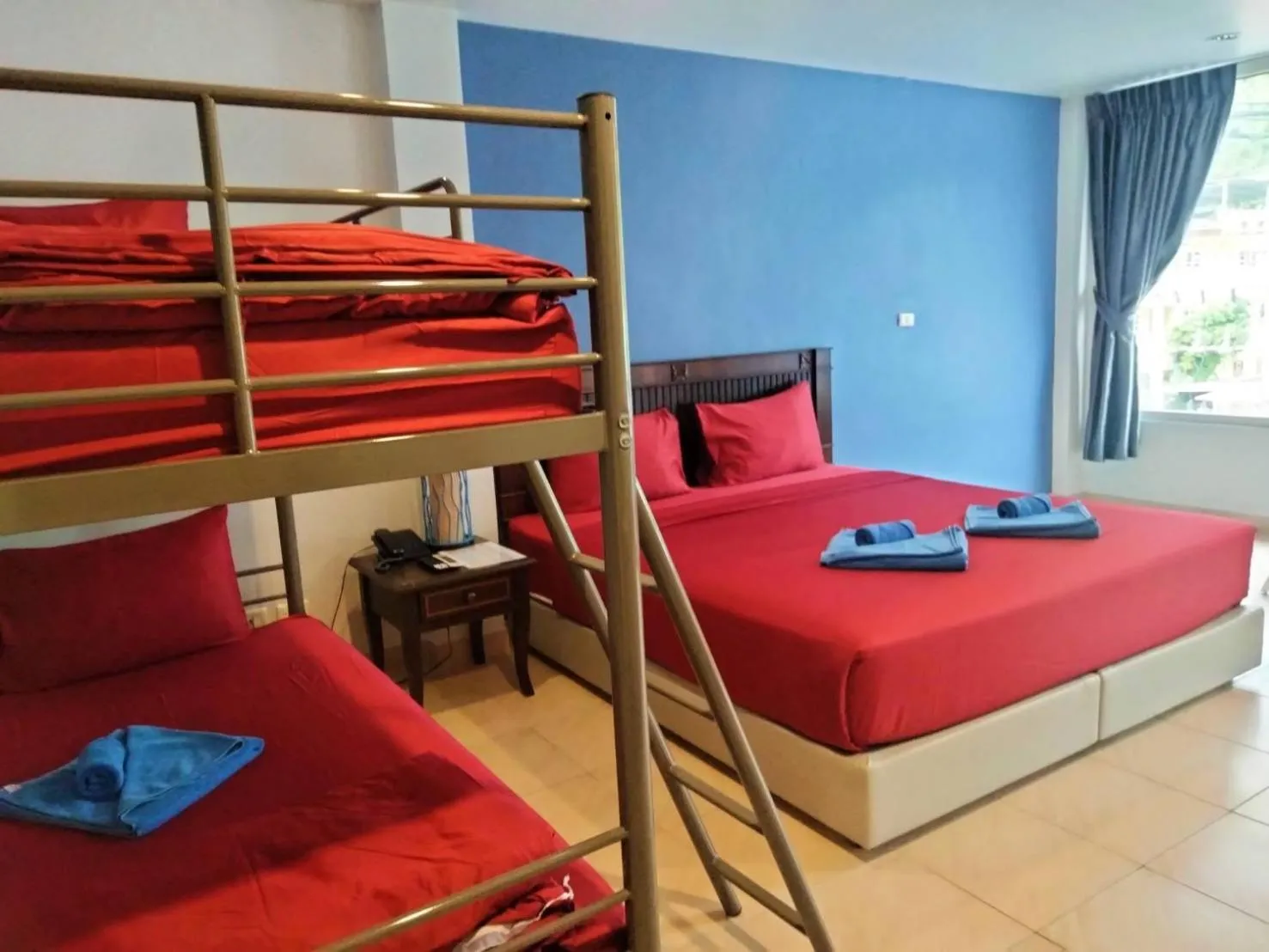 Bedroom, Bed in Karon Living Room - SHA Plus