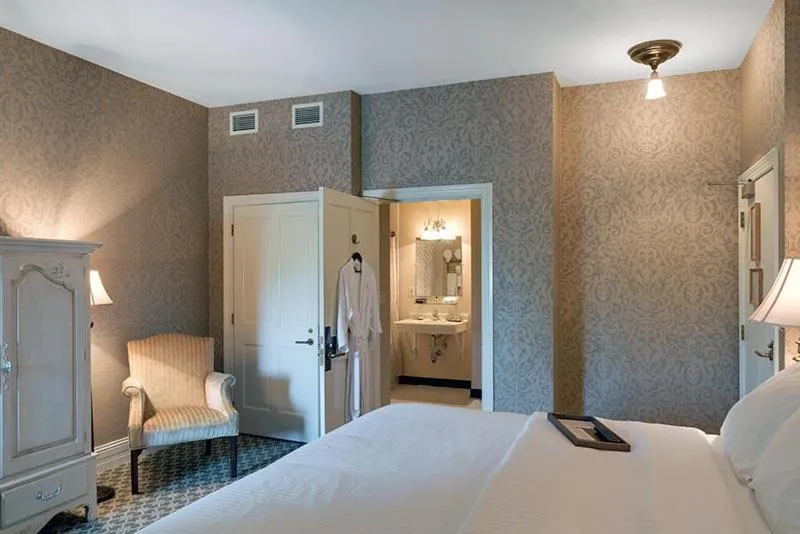 Photo of the whole room, Bed in Nicollet Island Inn