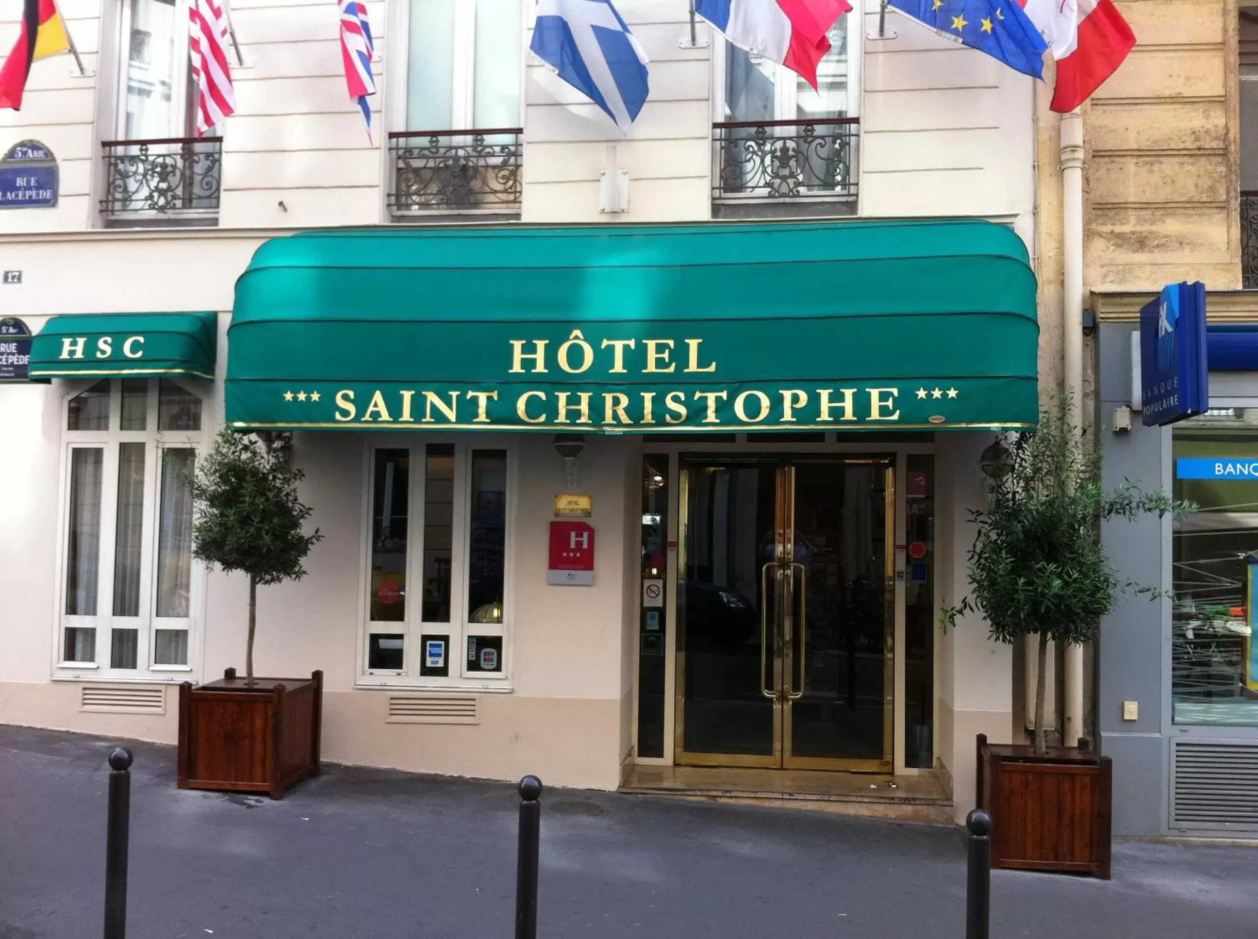 Facade/entrance in Hotel Saint Christophe