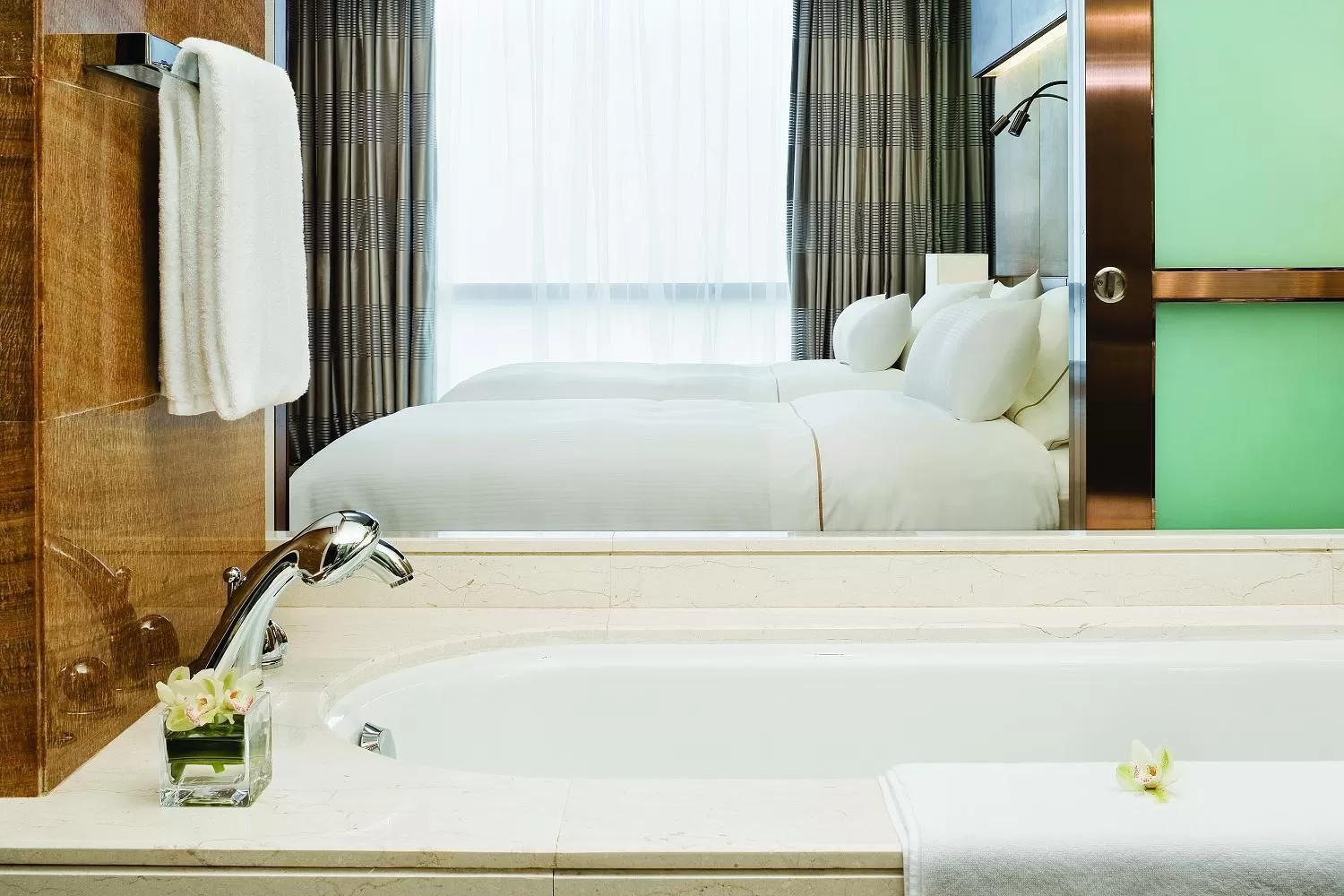 Bed in The Westin Guangzhou