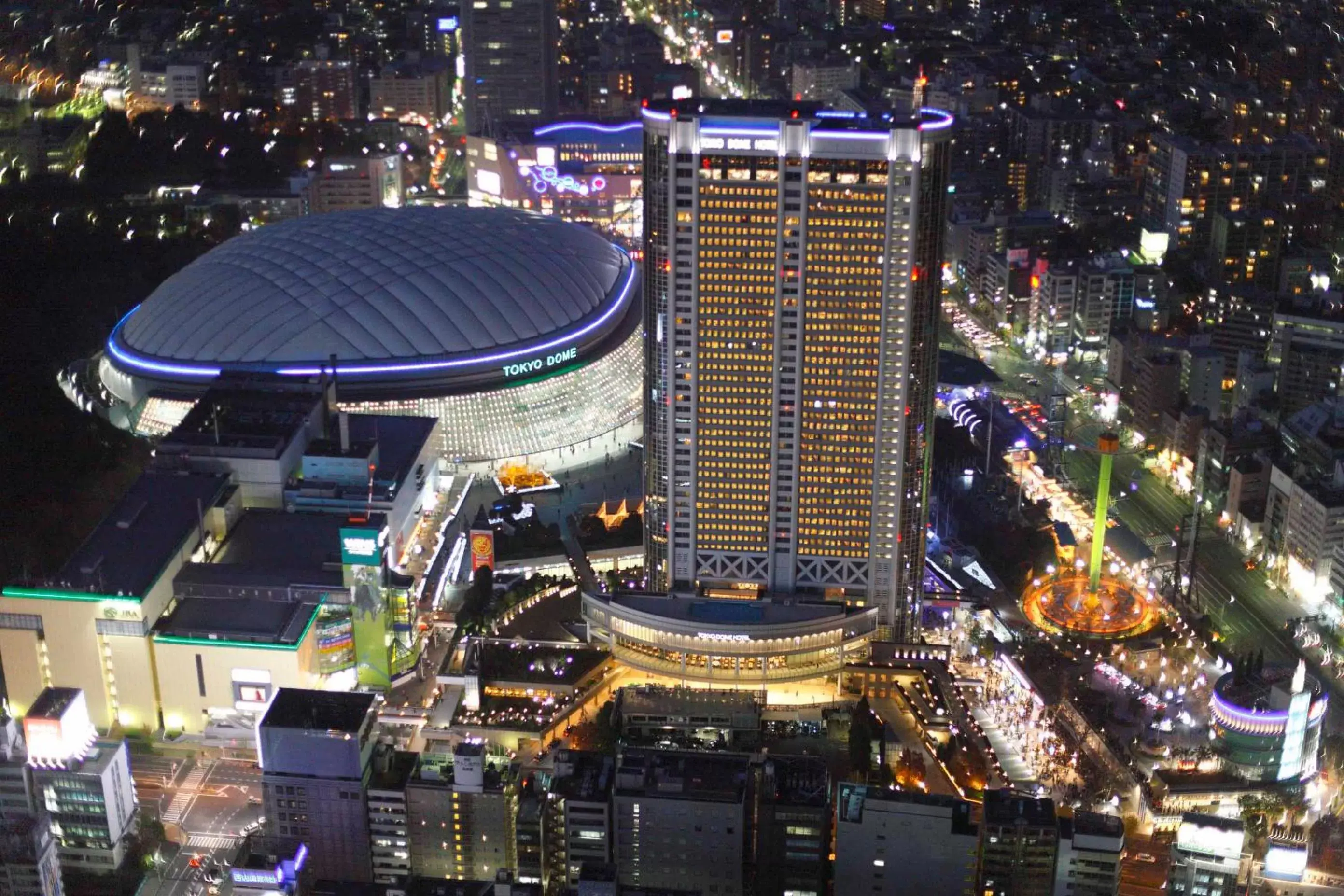 Facade/entrance, Bird's-eye View in Tokyo Dome Hotel