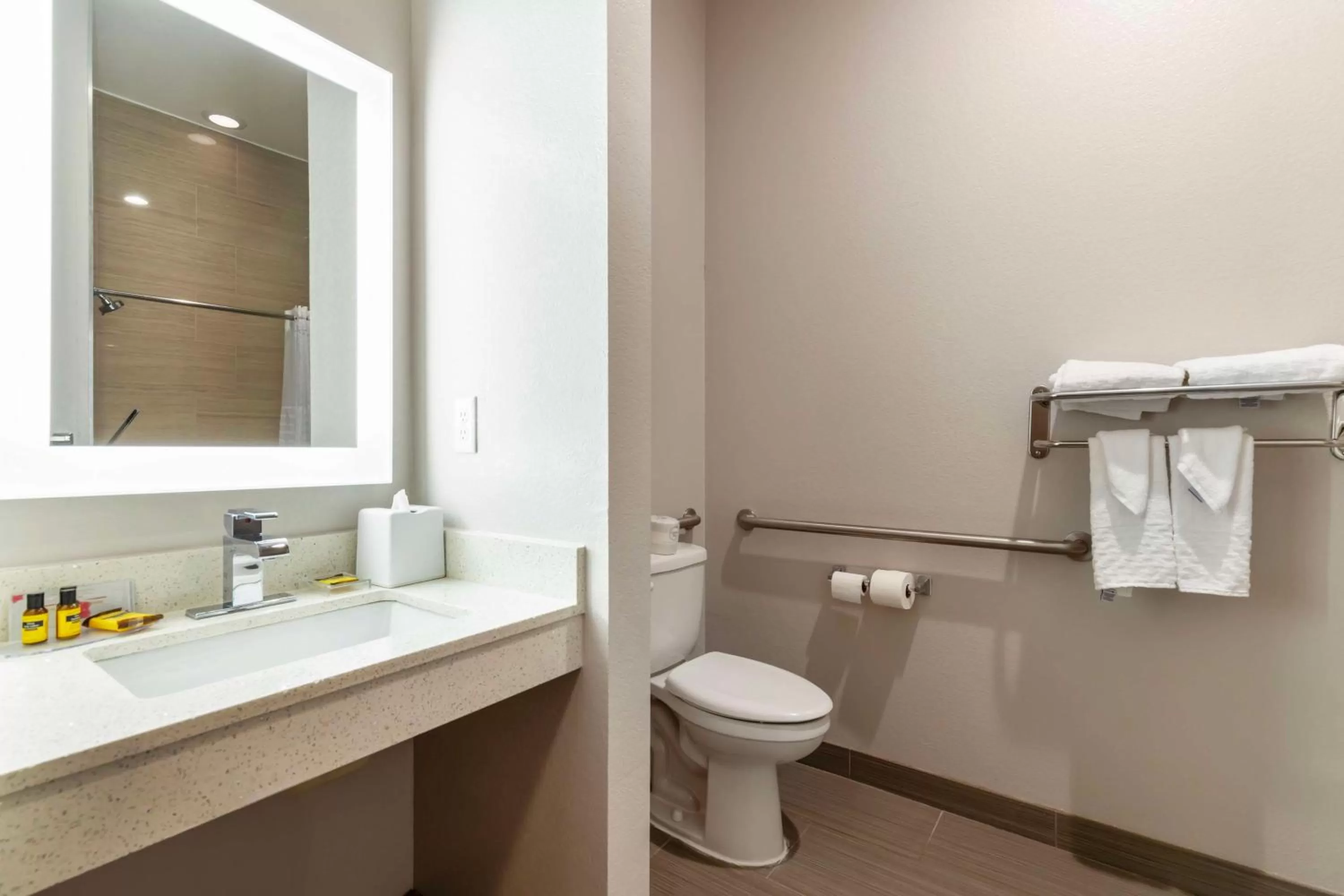 Bathroom in Best Western Plus Pleasanton Hotel