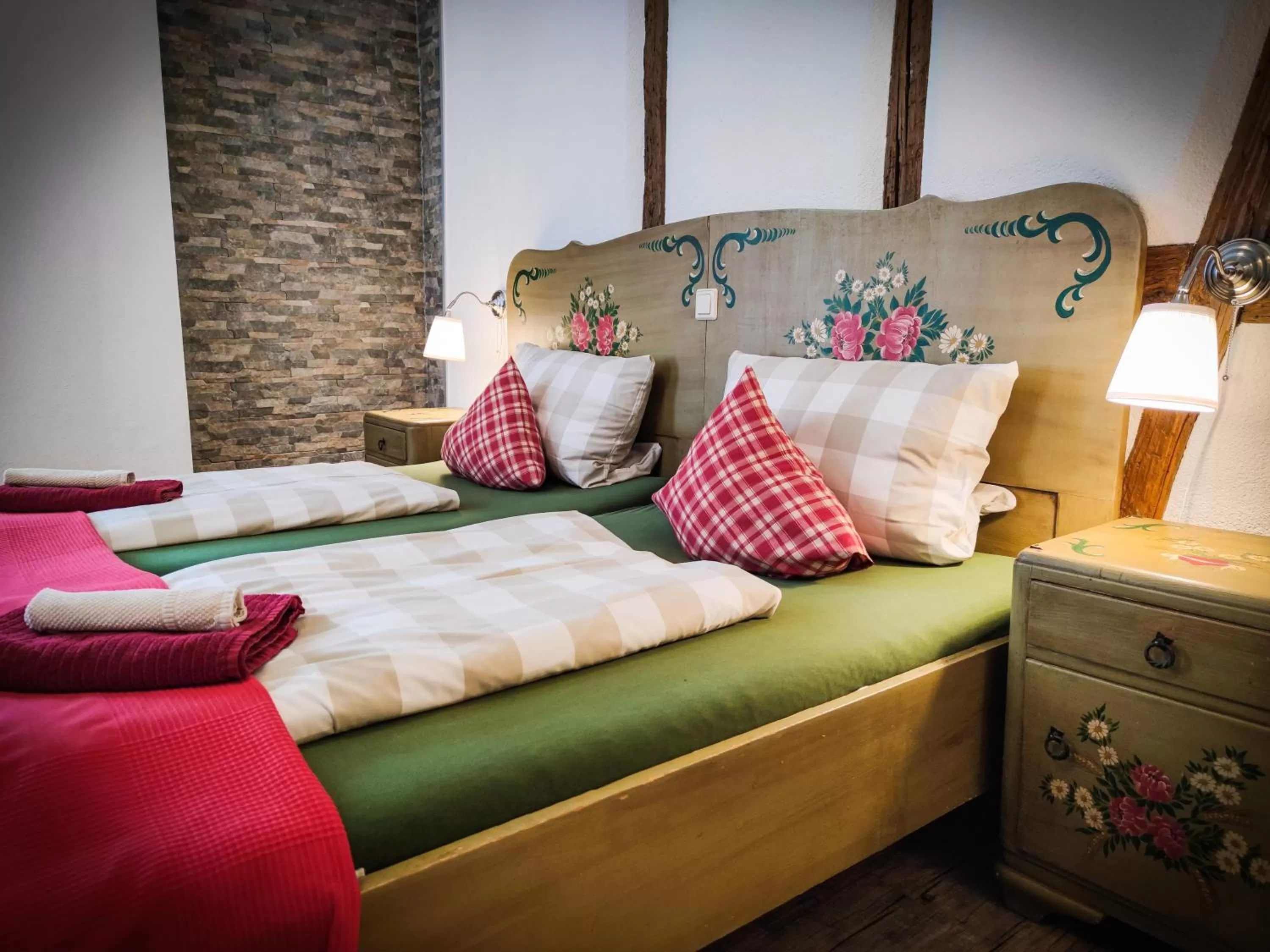 Bed in Hotel Landgasthof Sonne