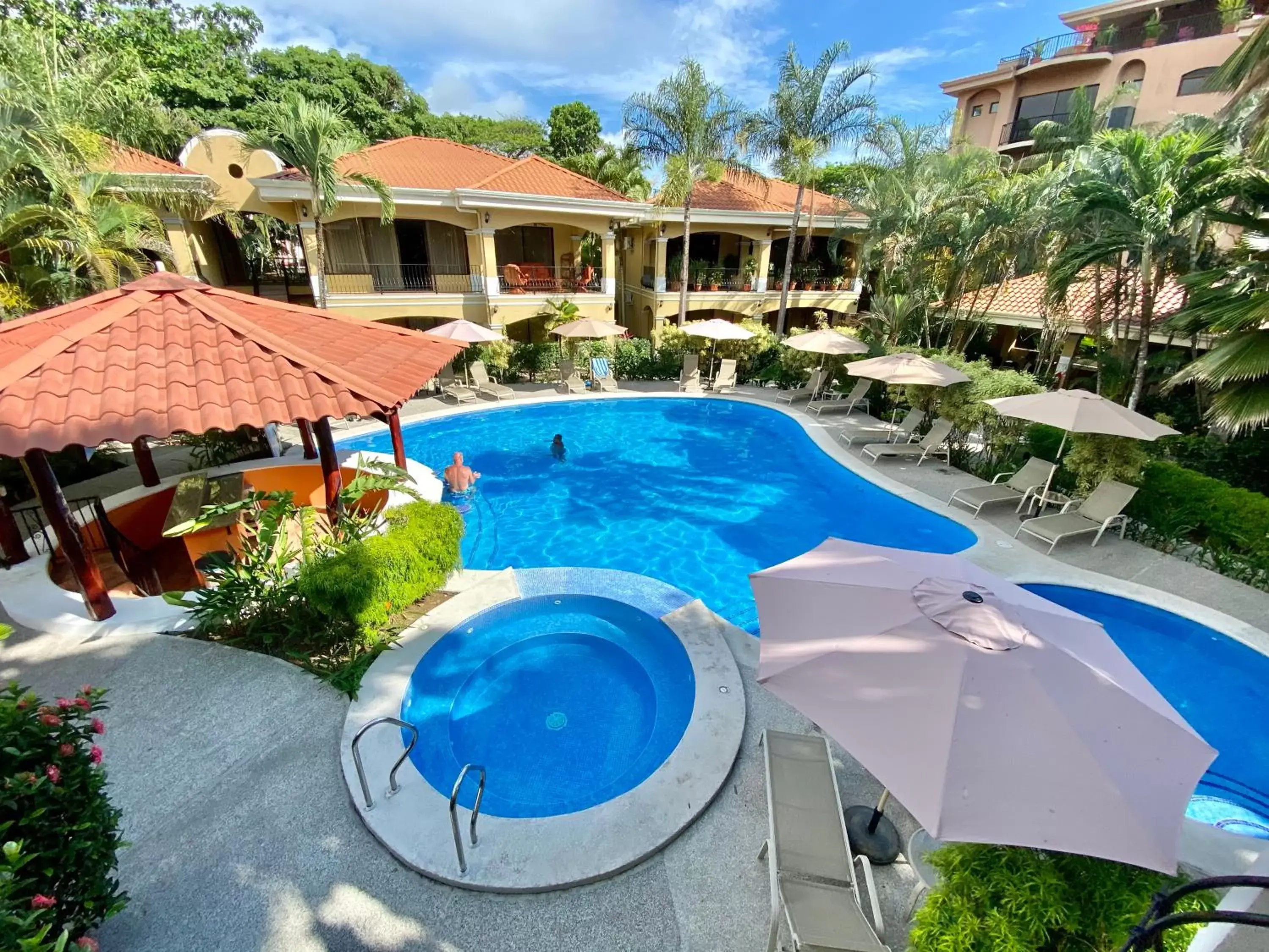 Pool View in Monte Carlo Luxury Condominiums