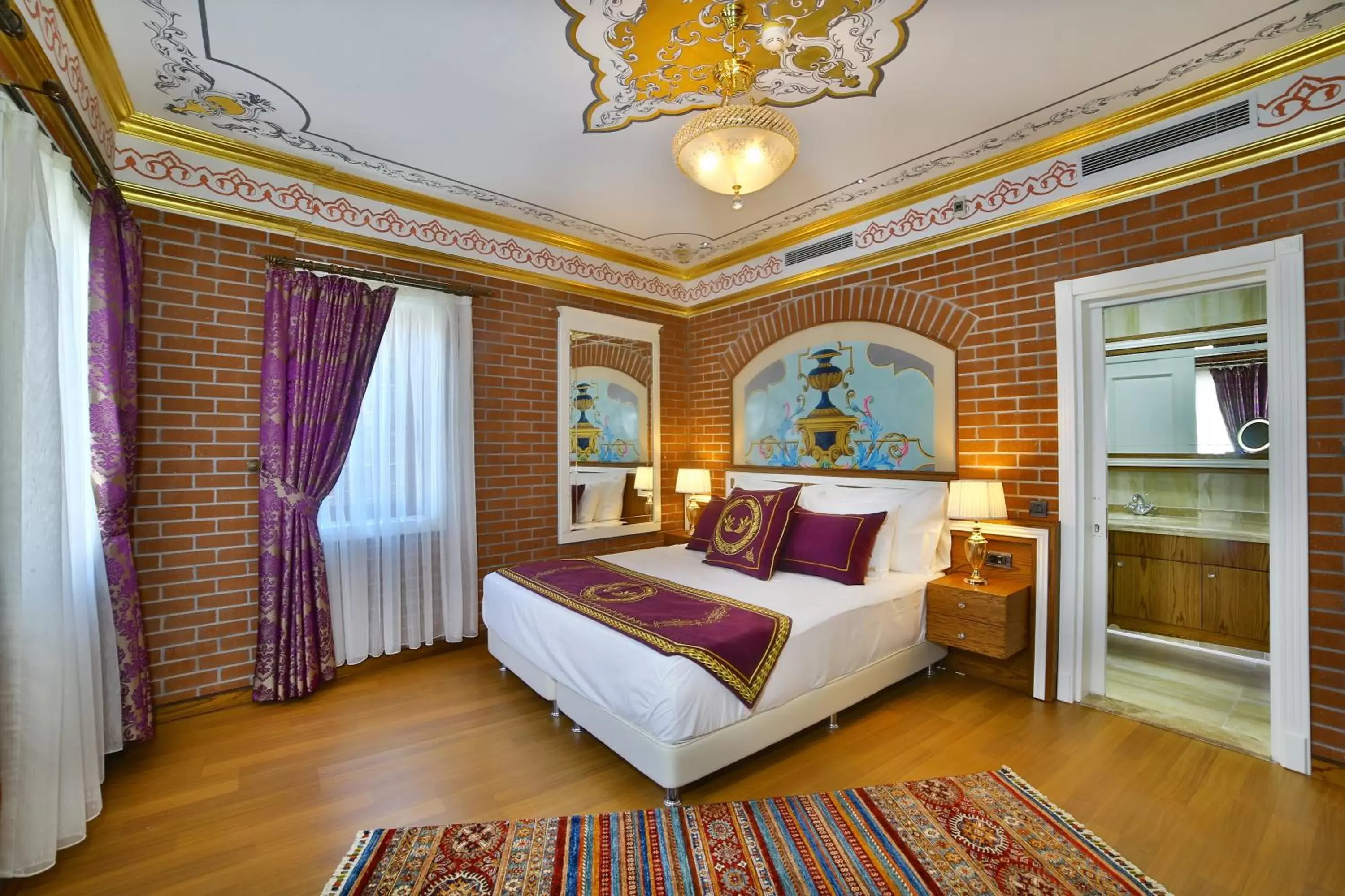Bed in Seven Hills Palace & Spa
