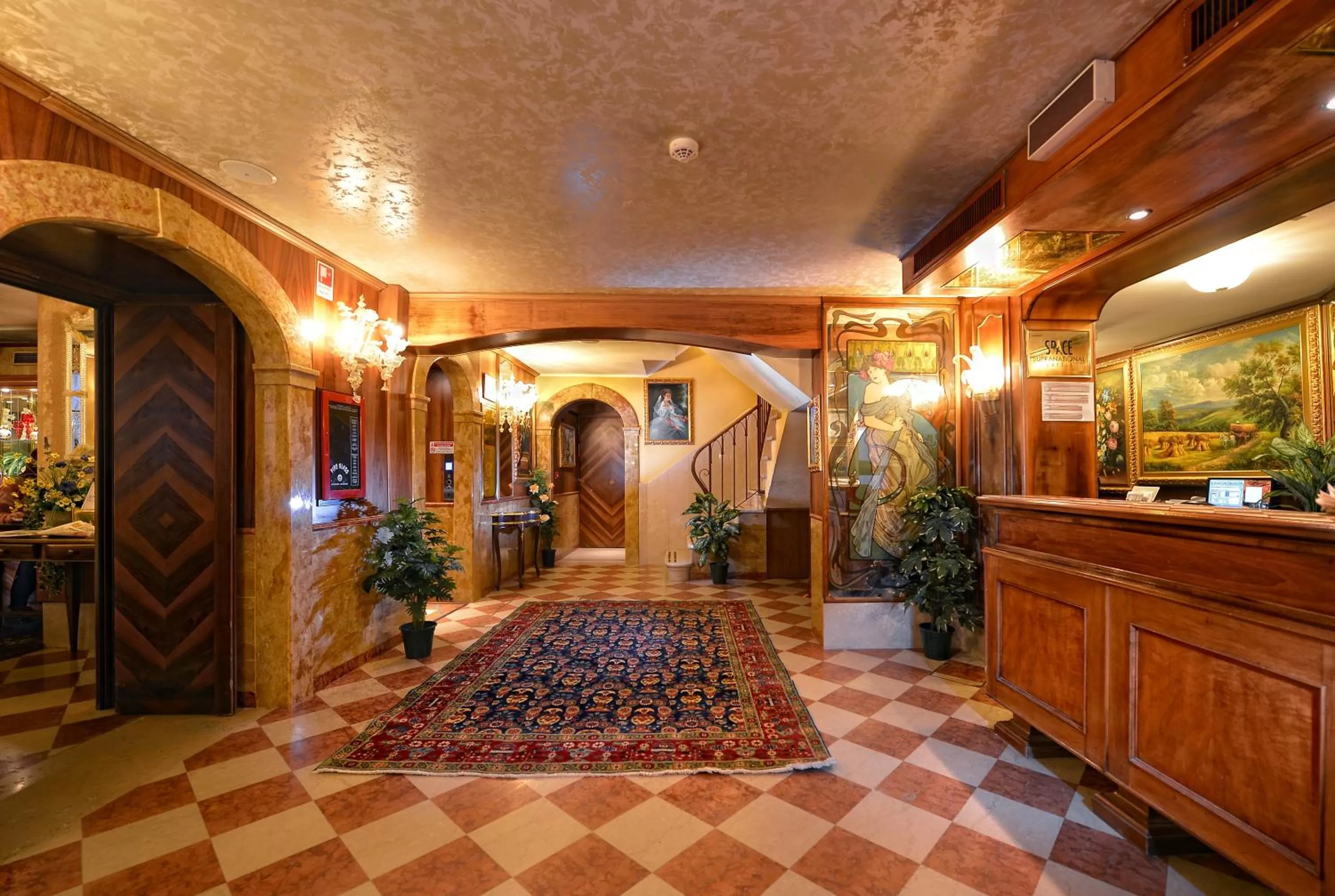 Lobby or reception in Antico Panada
