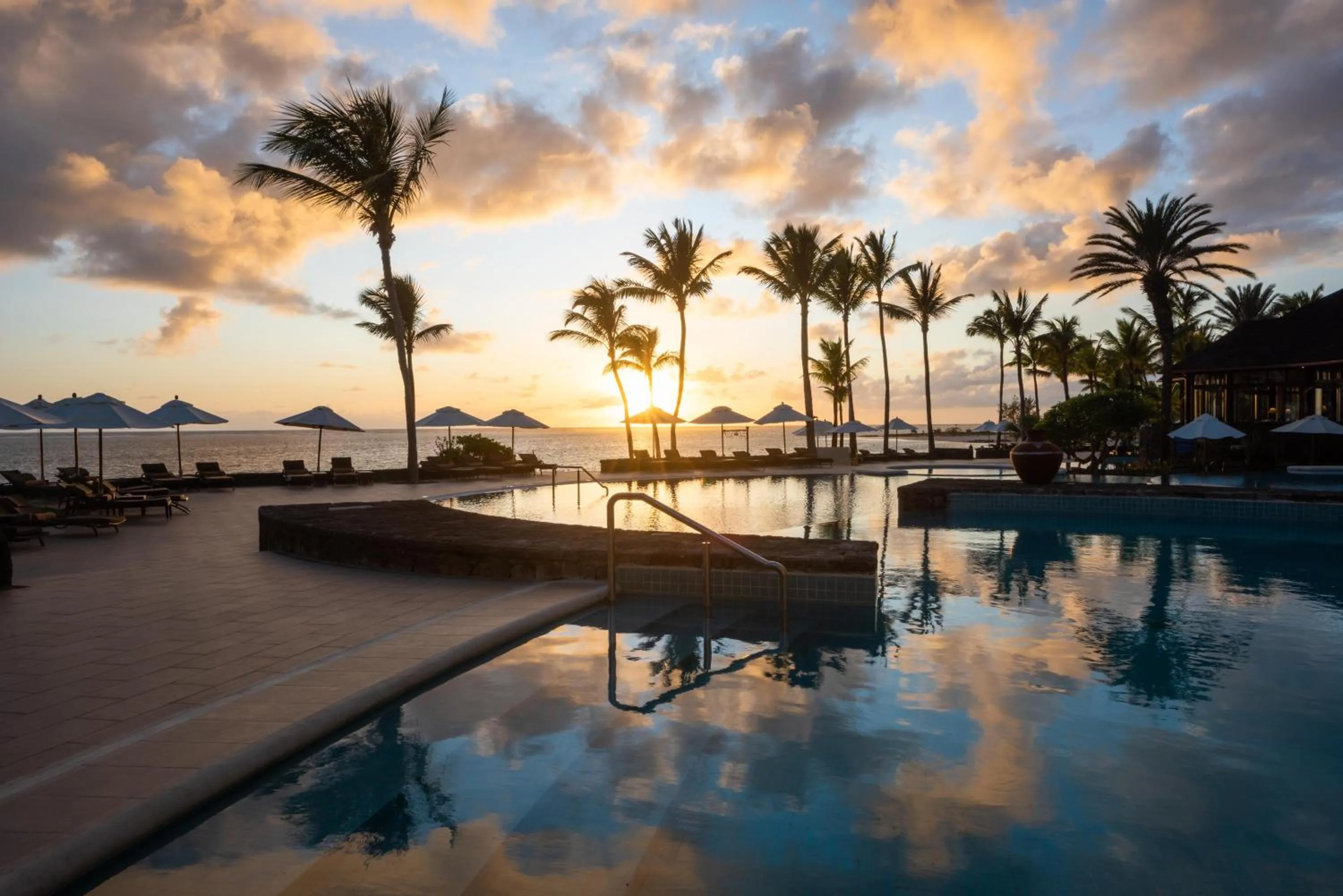 Swimming pool in The Residence Mauritius