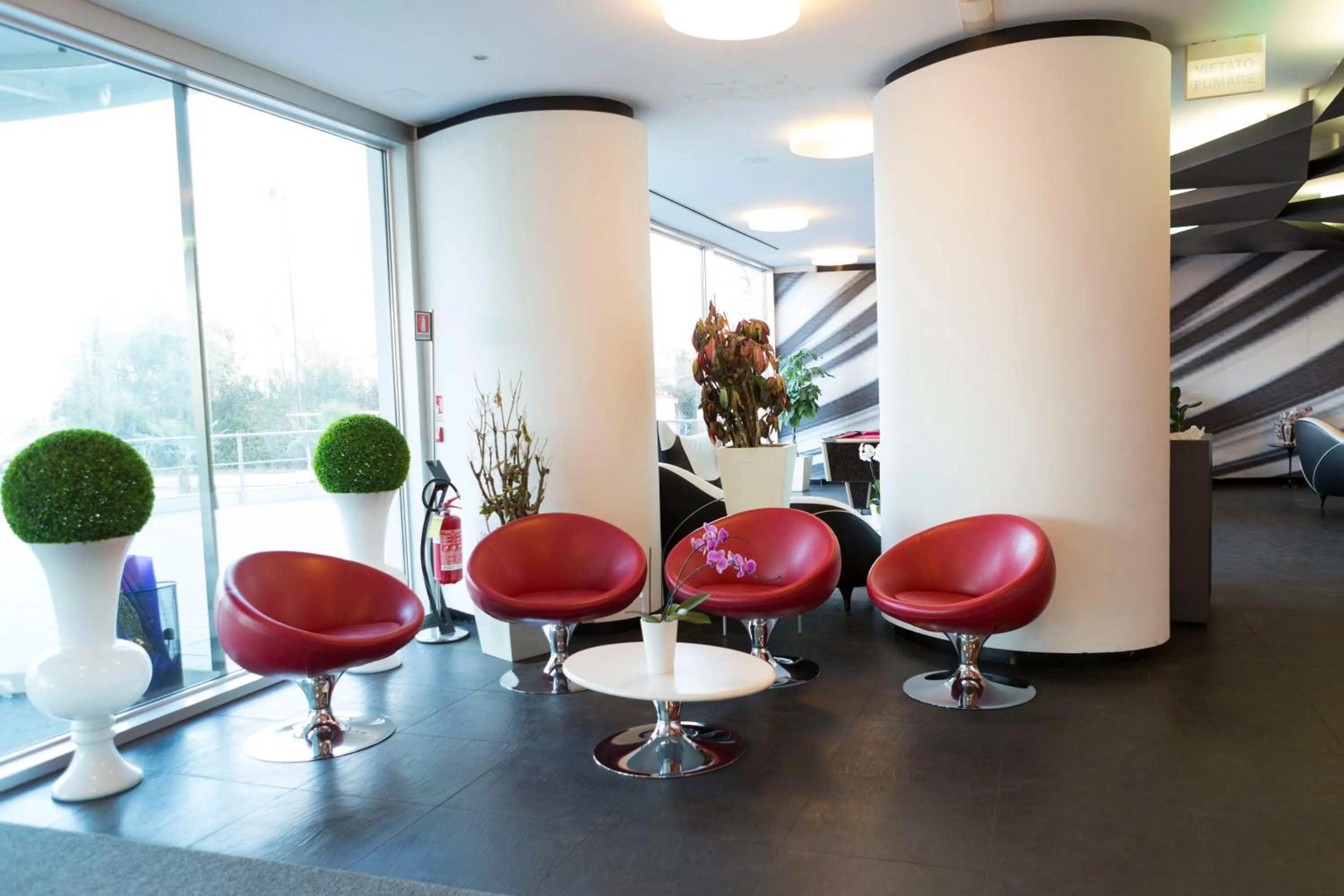 Lobby or reception in Klass Hotel