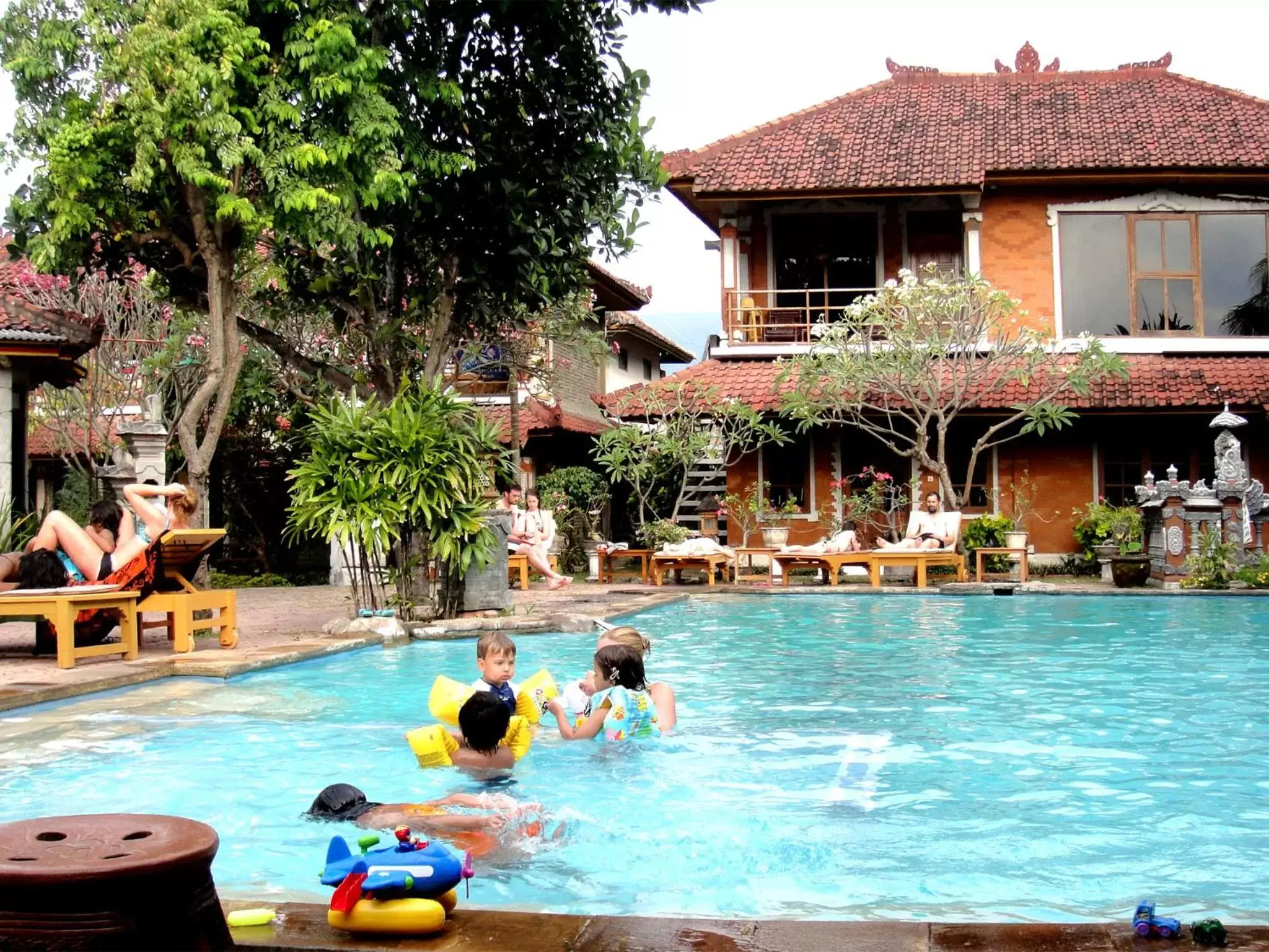 Property building, Swimming Pool in Lovina Beach Hotel