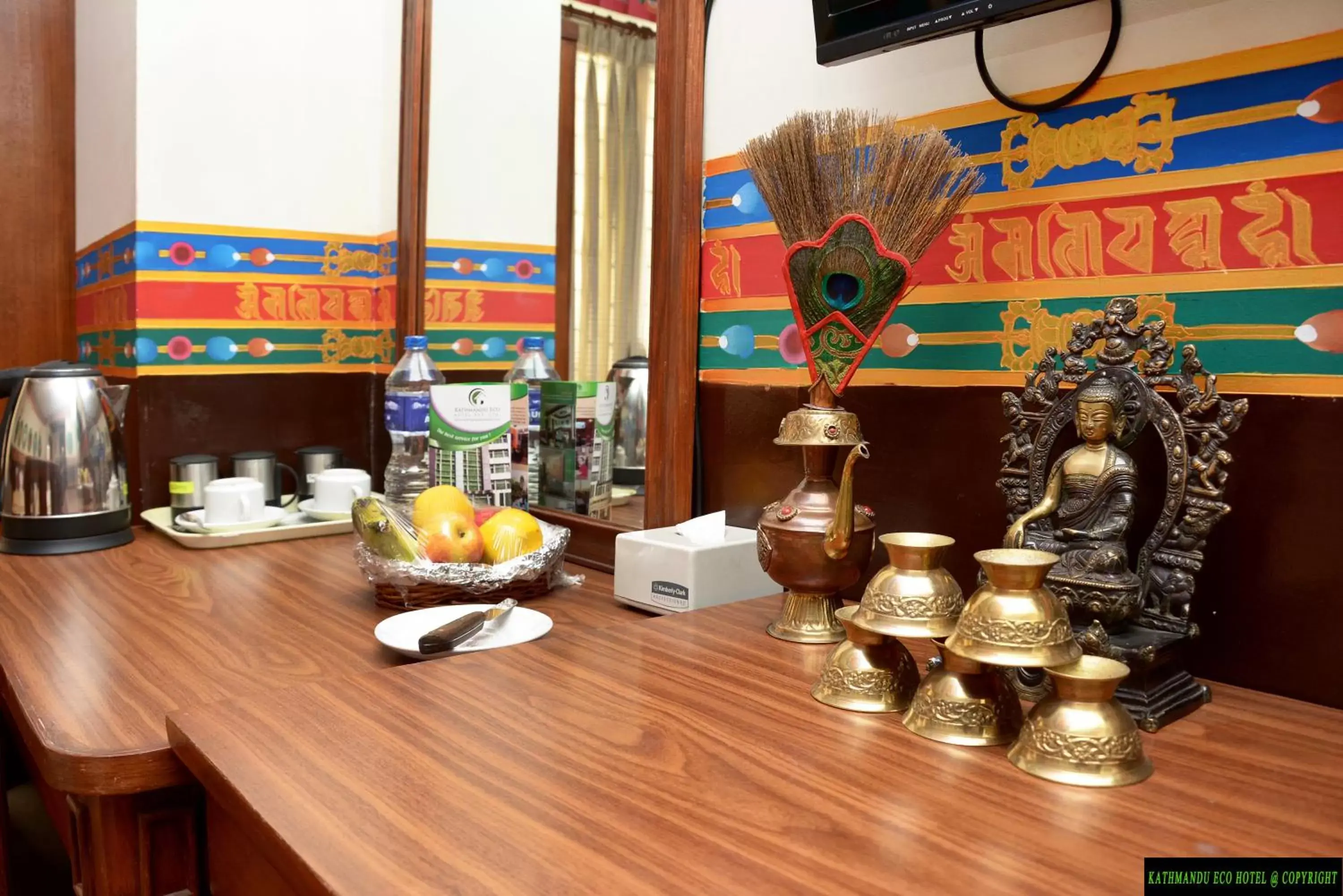 Living room, Coffee/Tea Facilities in Kathmandu Eco Hotel