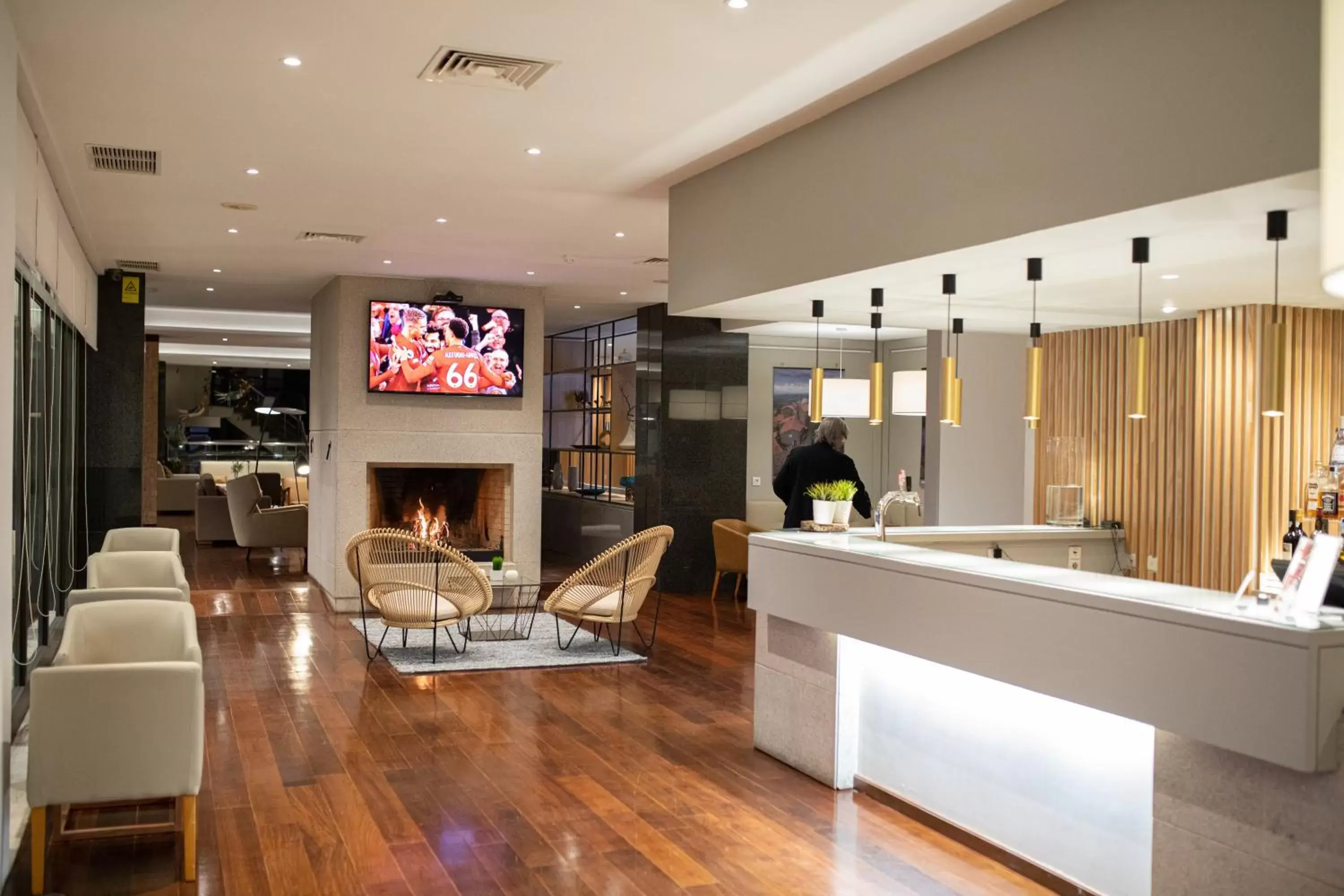 Lounge or bar, Lobby/Reception in Meliá Castelo Branco