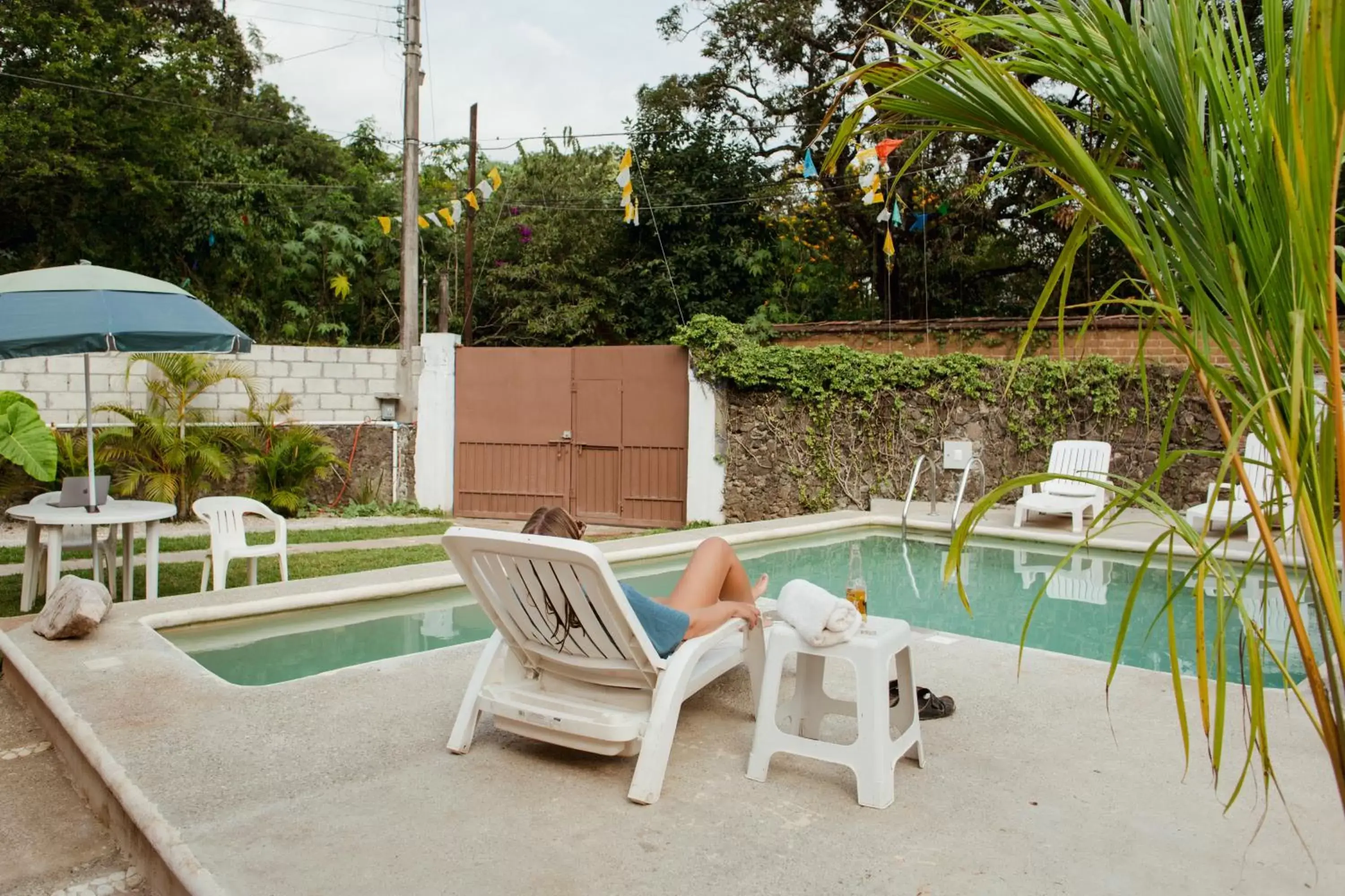 Swimming Pool in Hospedaje Temazcaltitla