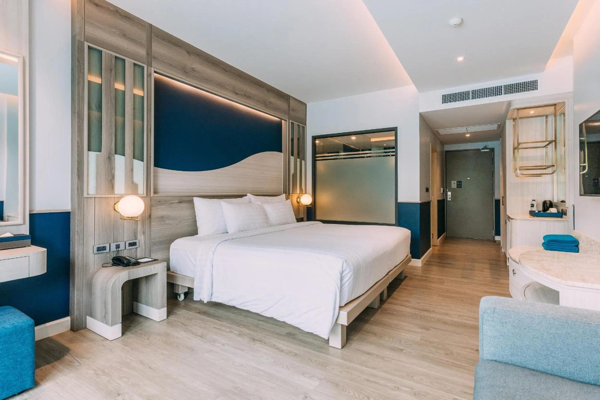 Bedroom, Bed in Seabed Grand Hotel Phuket - SHA Extra Plus