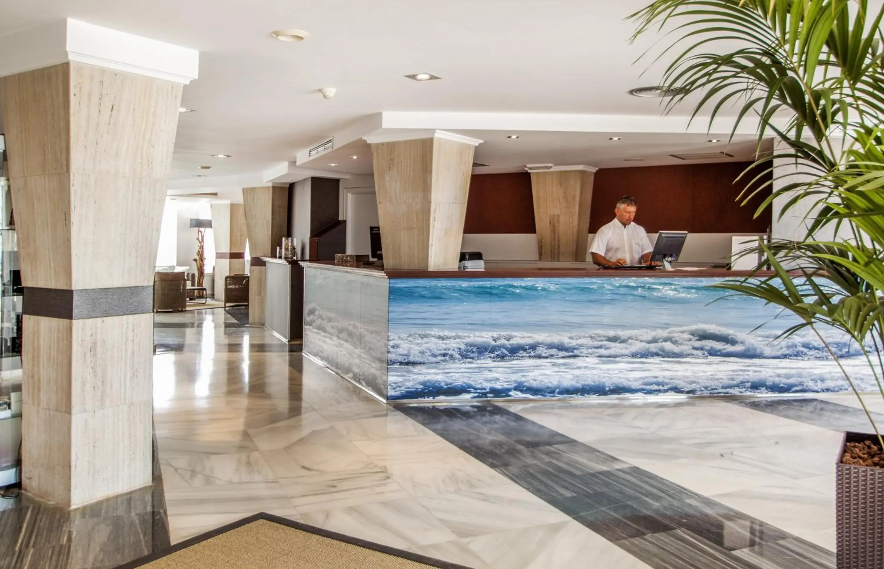 Lobby or reception, Swimming Pool in Catalonia del Mar - Adults Only