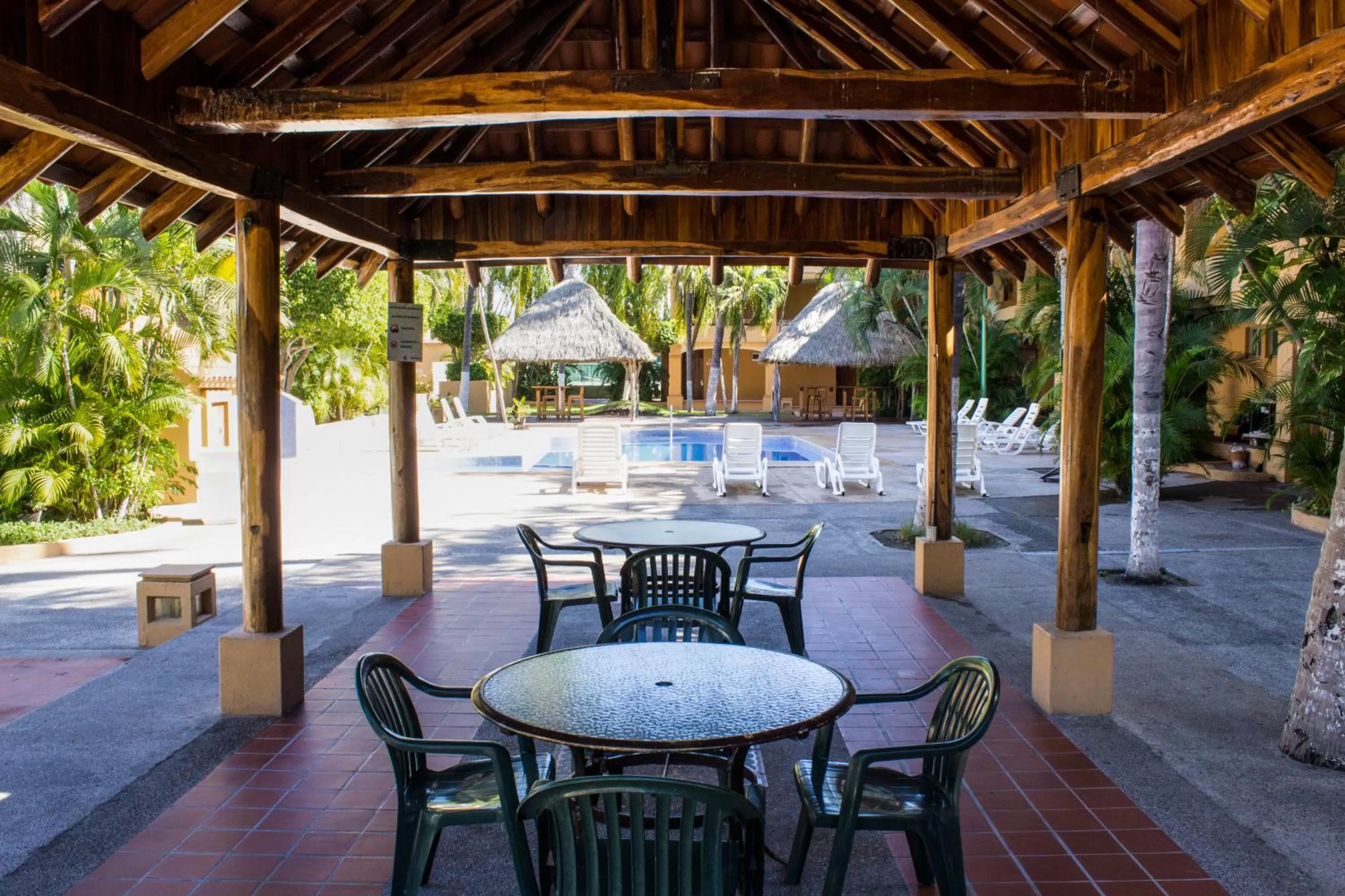 Patio in Hotel Margaritas