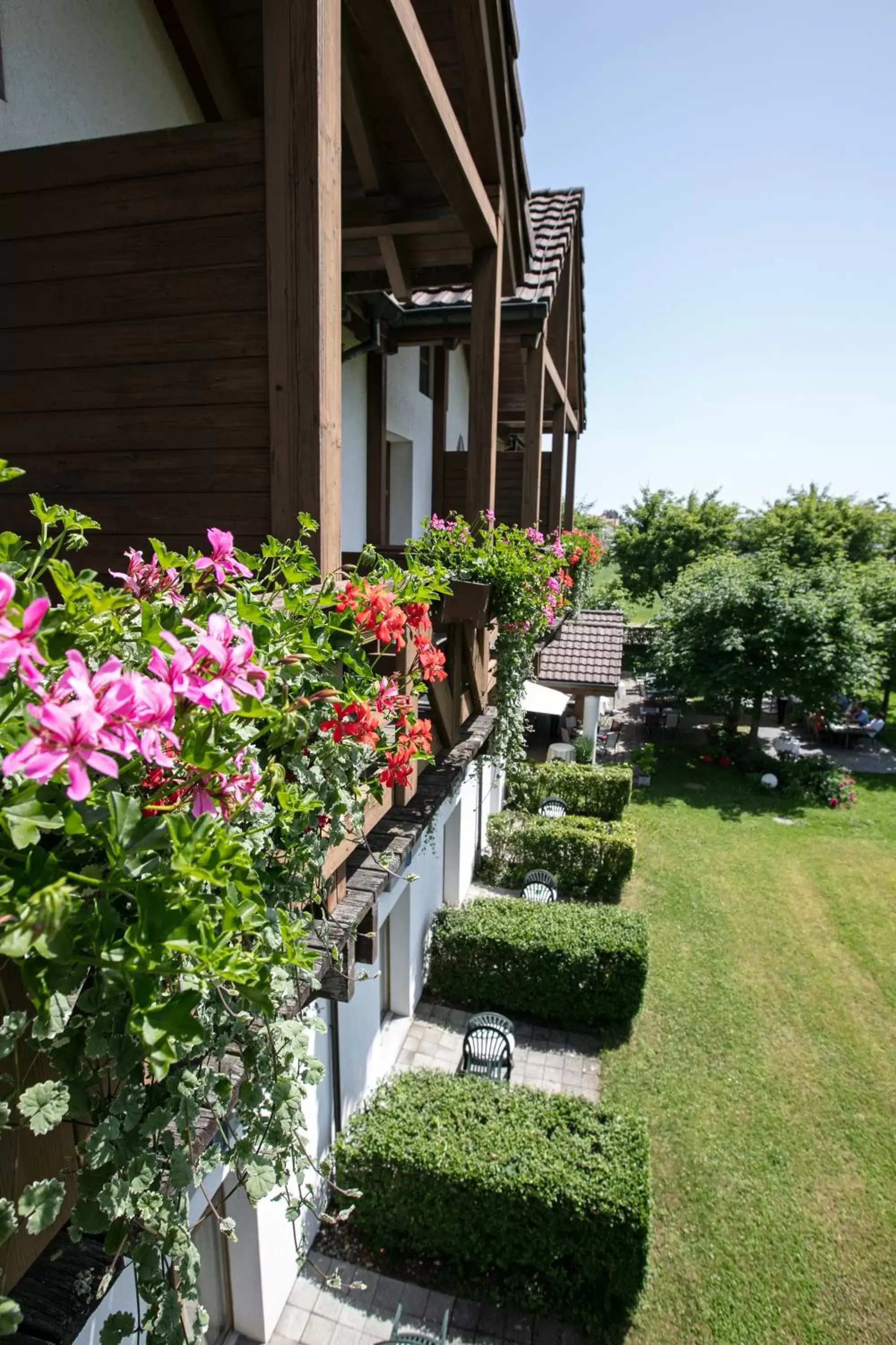 Facade/entrance, Property Building in Hotel Restaurant Seegarten