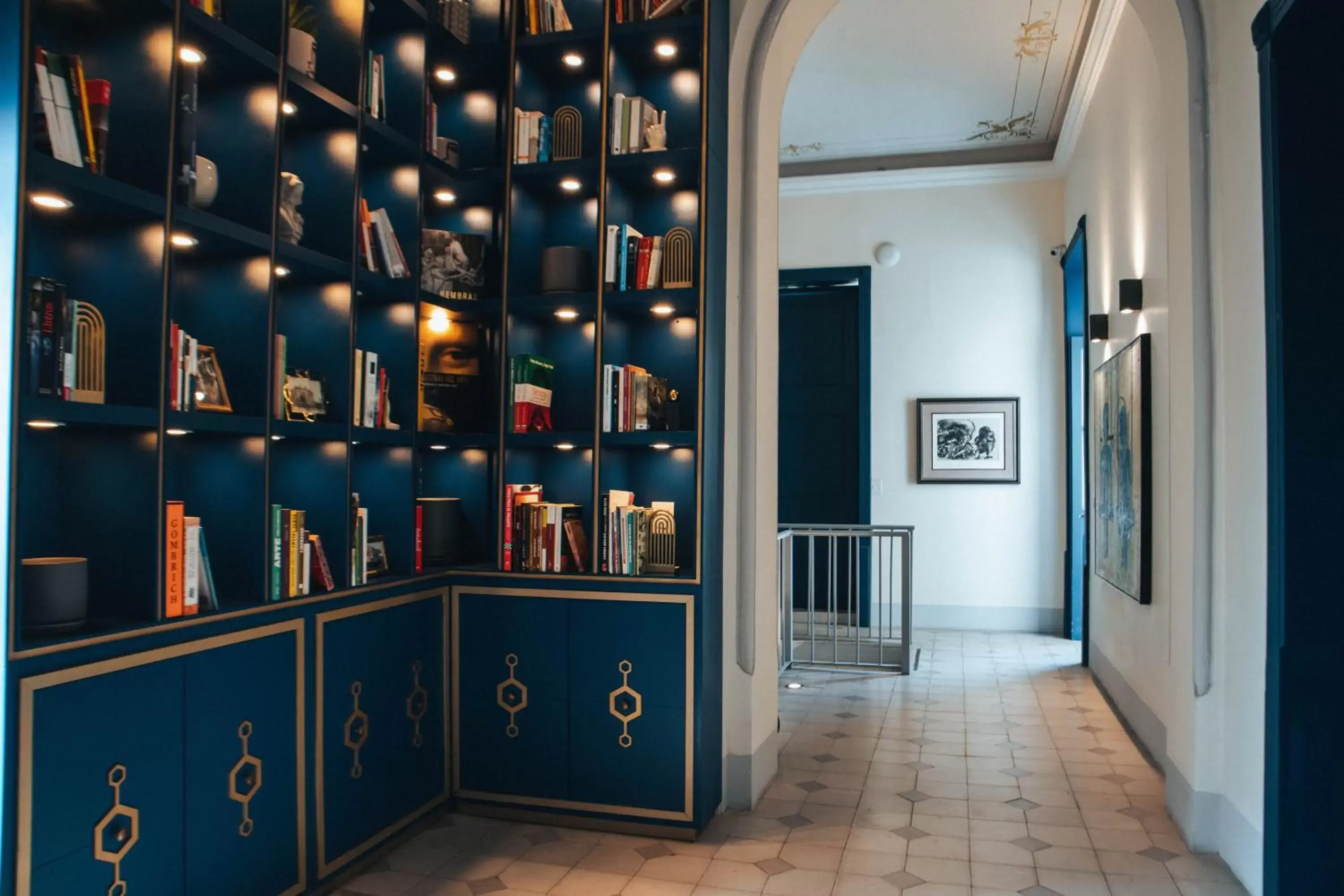 Library in GALA Hotel Boutique