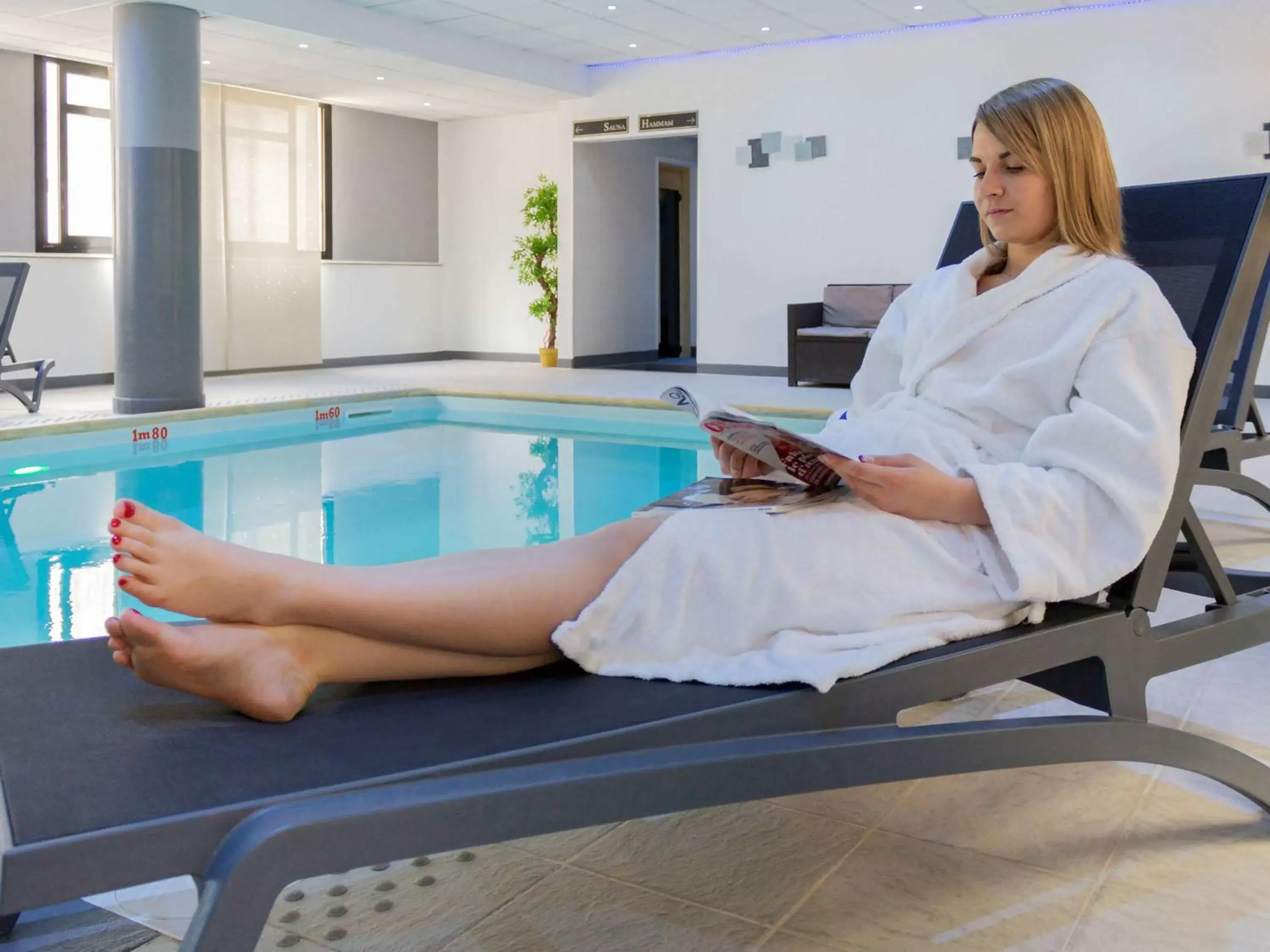 Pool view, Swimming Pool in Hotel Mercure Blois Centre