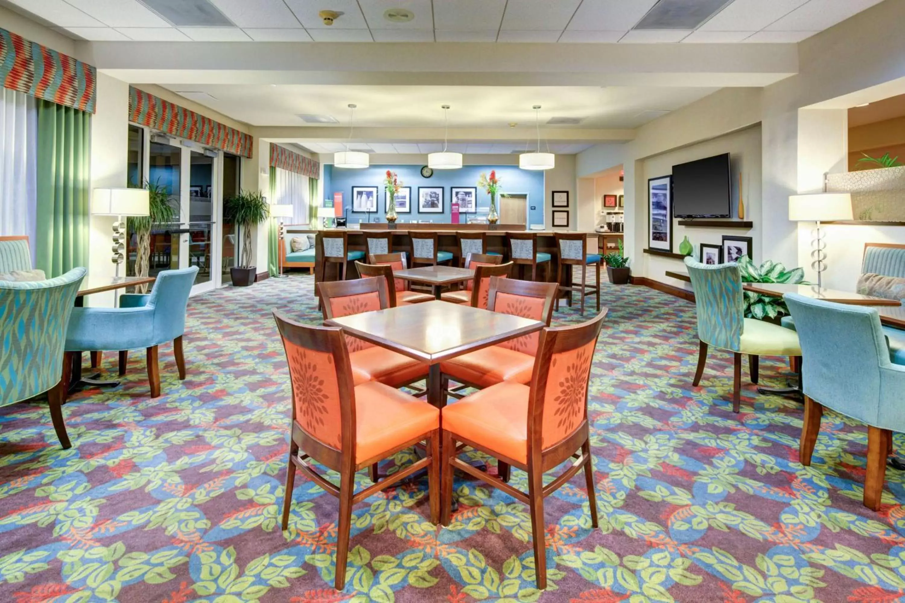 Lobby or reception, Restaurant/Places to Eat in Hampton Inn Pembroke Pines