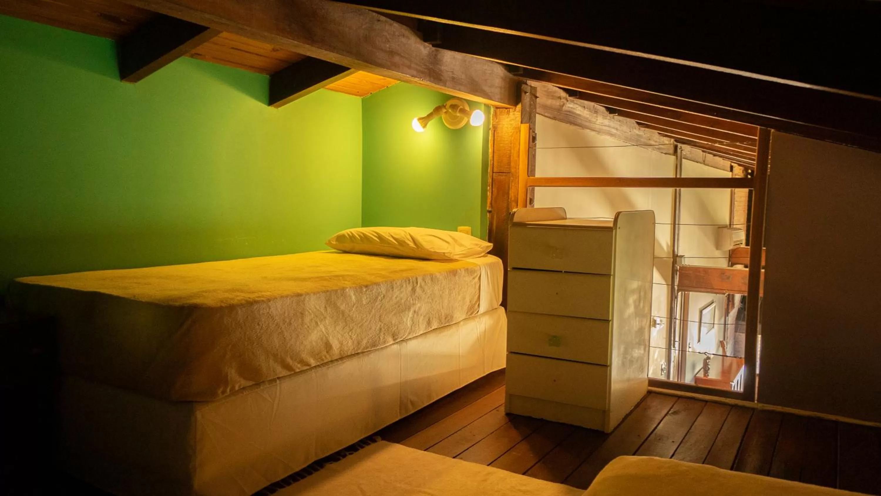 Bed in Hostería La Bordona