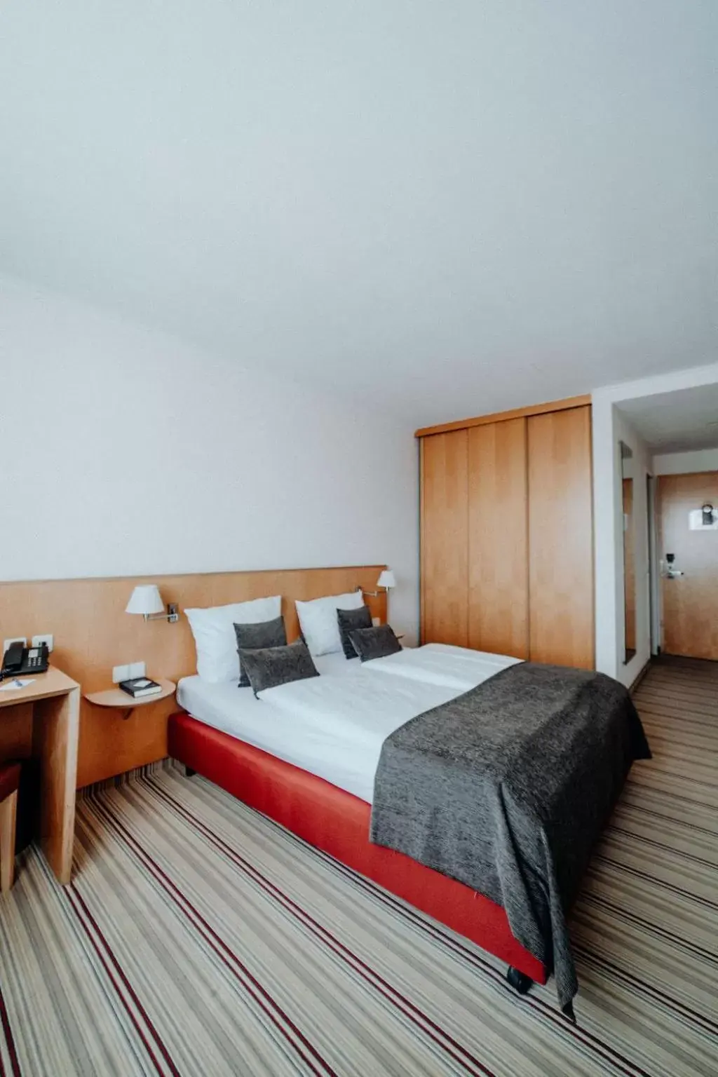 Bed in Hotel Ars Vivendi München