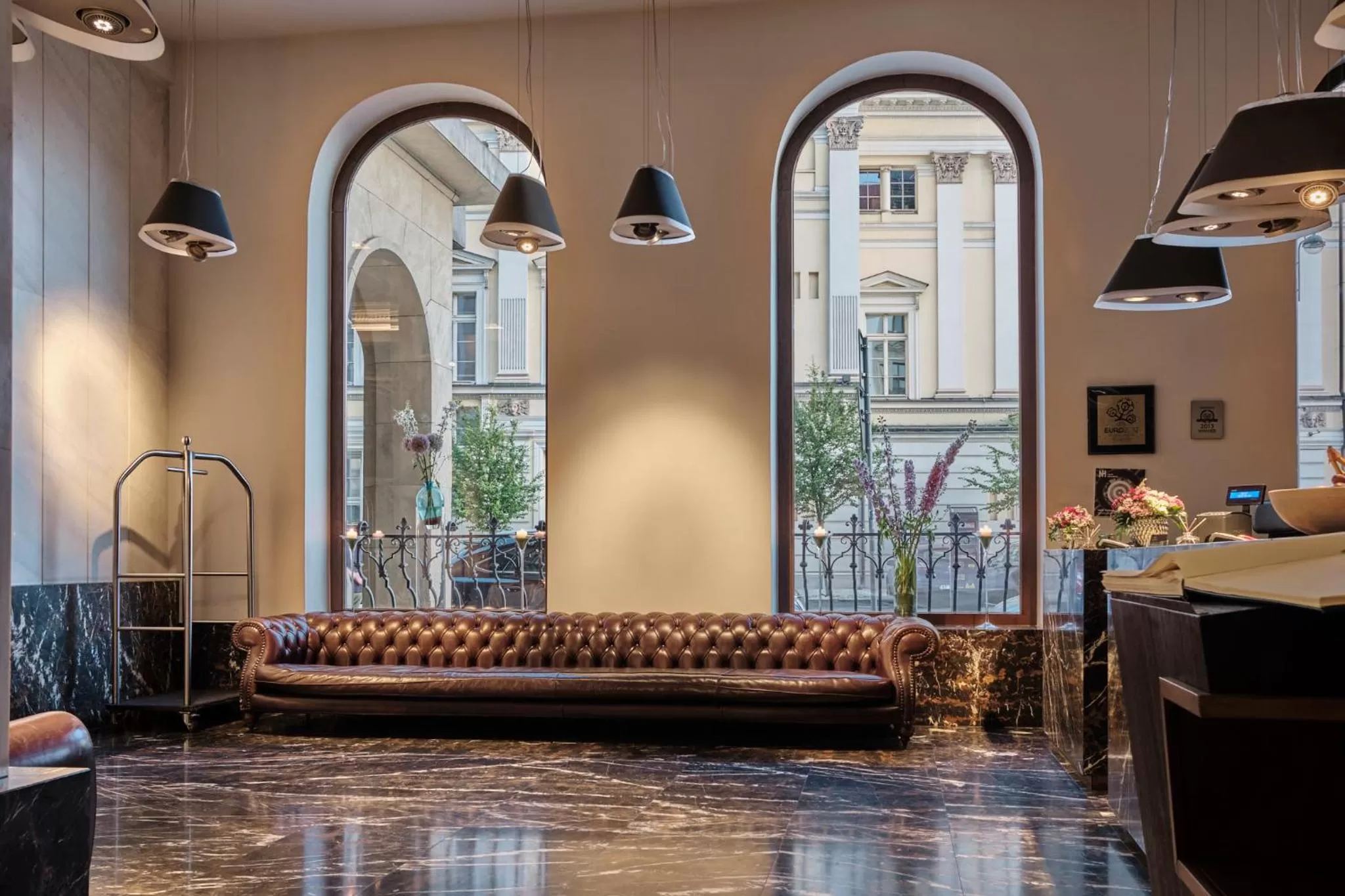 Lobby or reception in Hotel Monopol