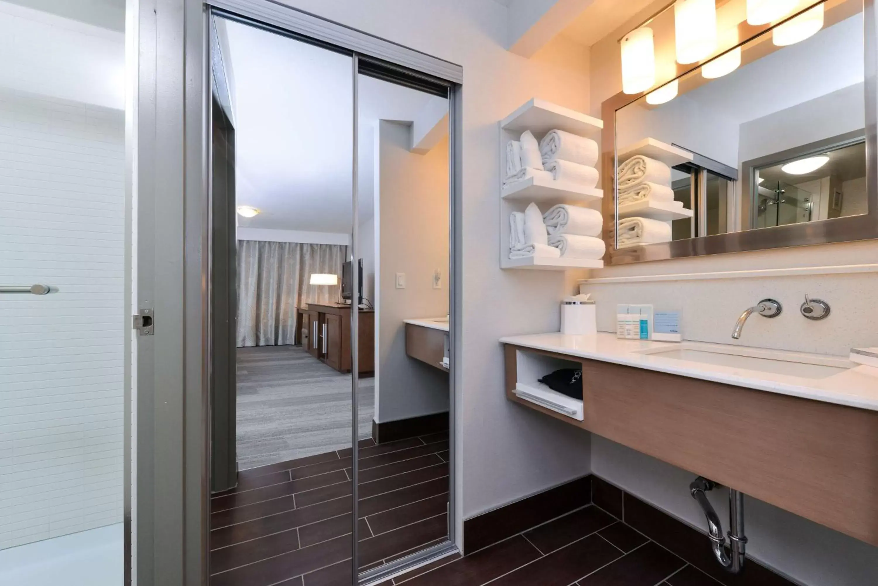 Bathroom in Hampton Inn & Suites by Hilton Calgary University NW