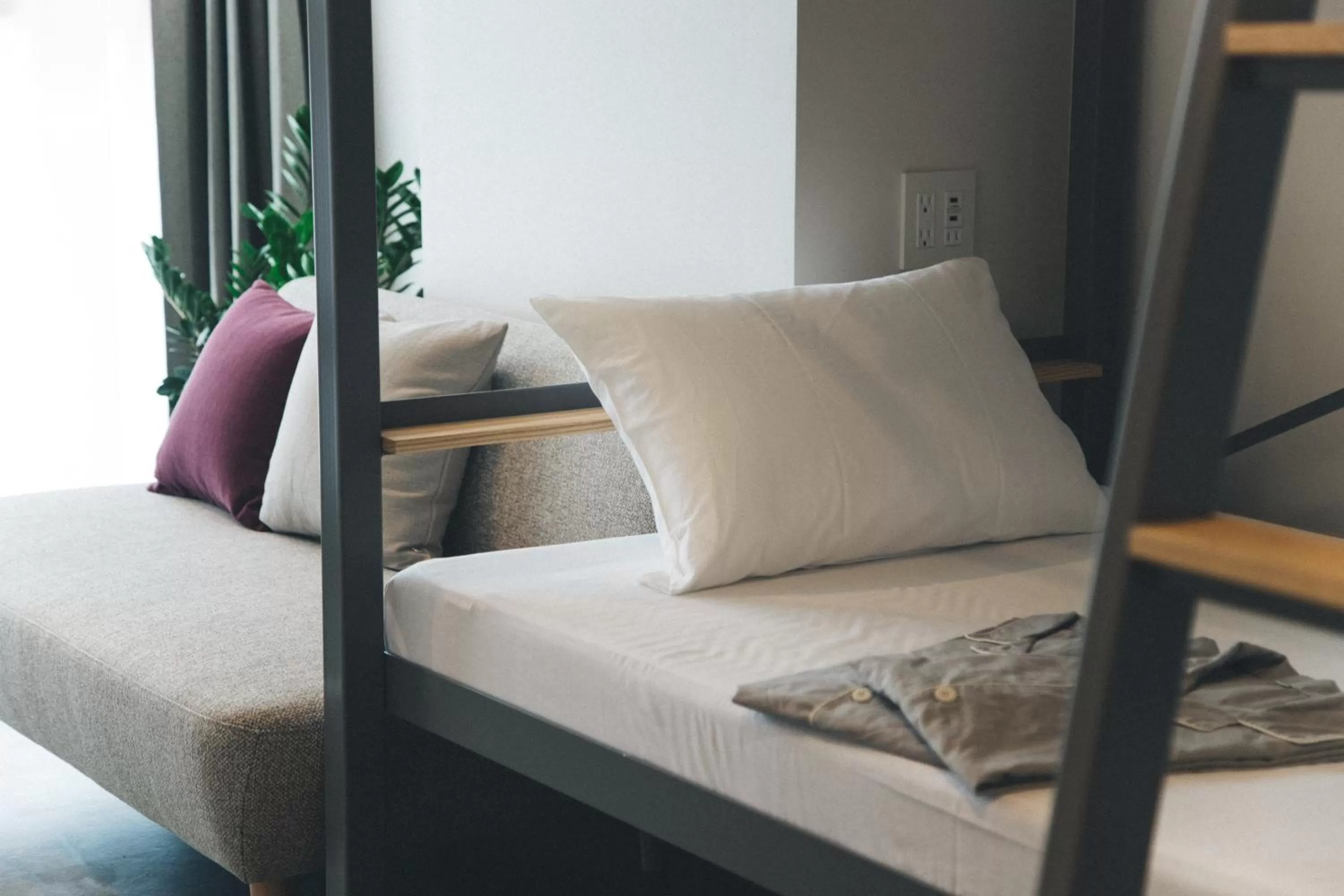 Photo of the whole room, Bed in Hotel Noum OSAKA