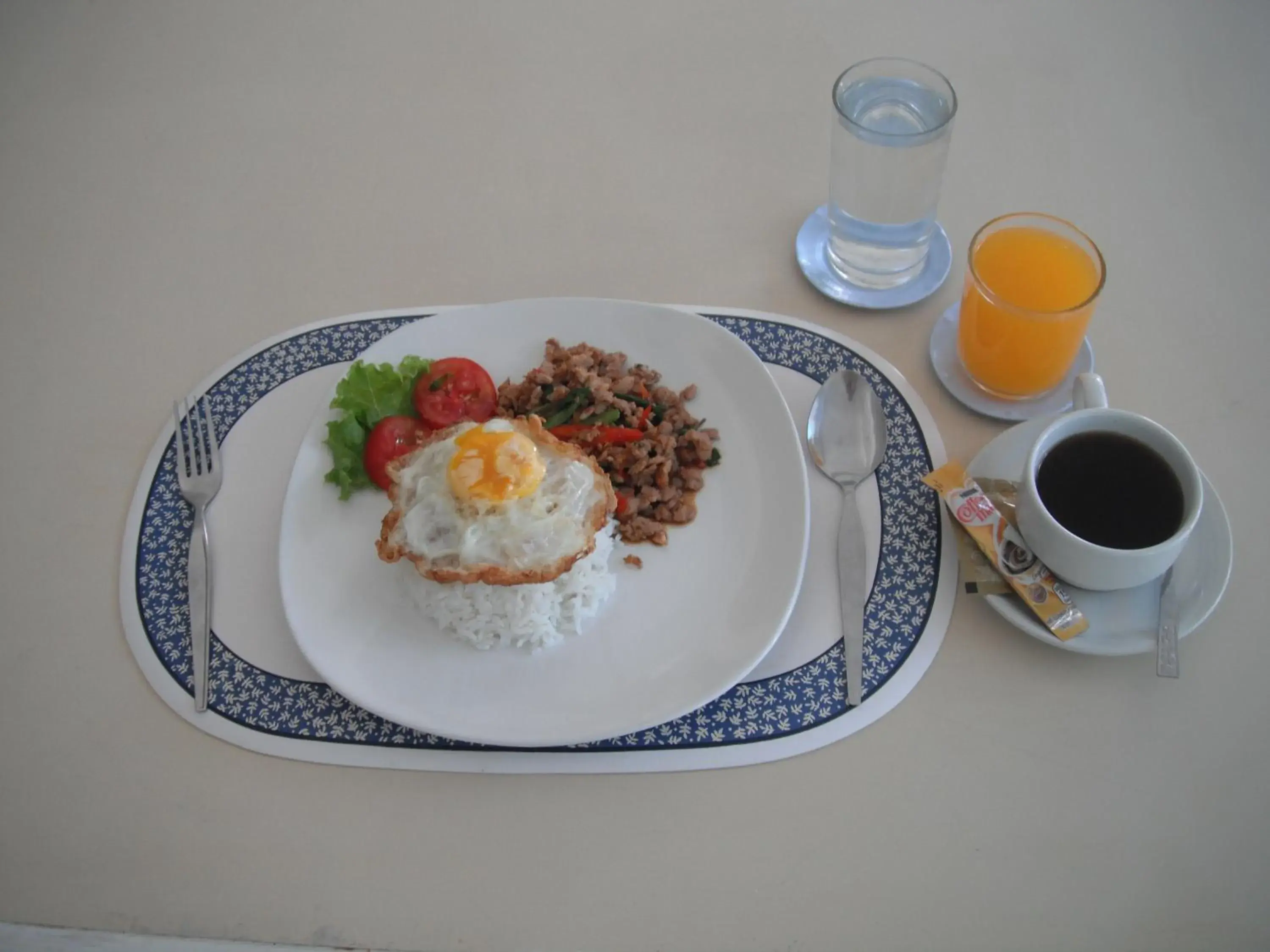 Breakfast in Nice Beach Hotel