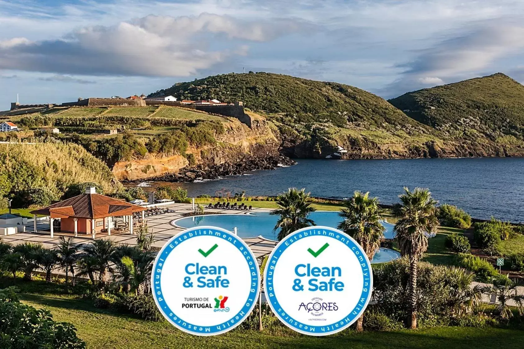 Bird's eye view in Terceira Mar Hotel Bird's eye view in Terceira Mar Hotel