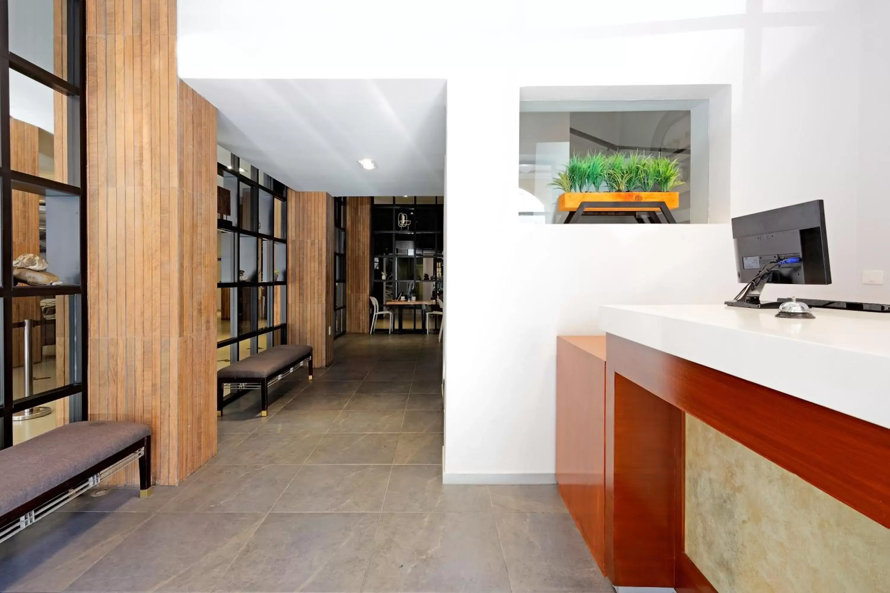 Lobby or reception in Hotel Olmeca Plaza Lobby or reception in Hotel Olmeca Plaza