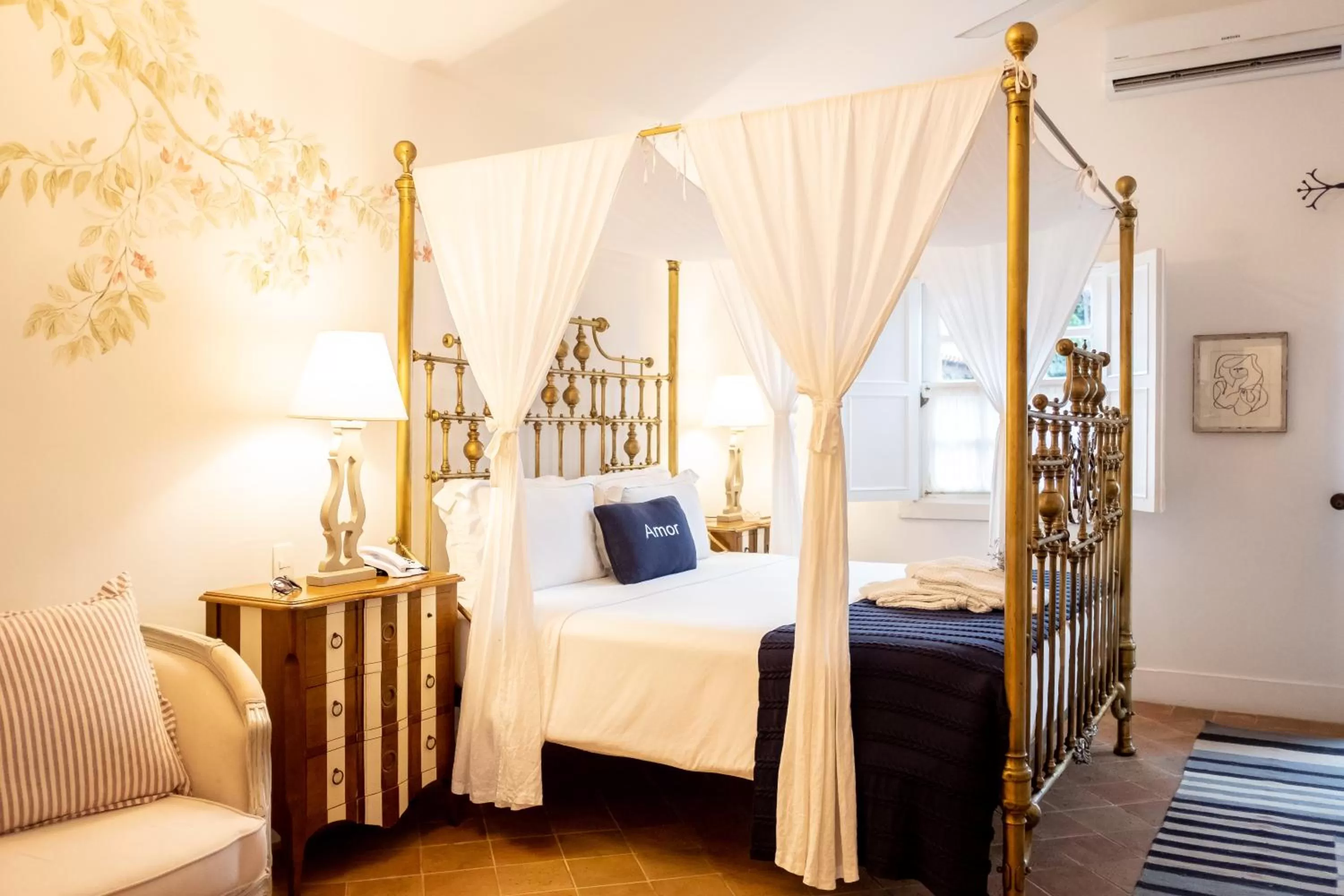 Double Room with Balcony and Sea View in Vila da Santa Hotel Boutique & Spa