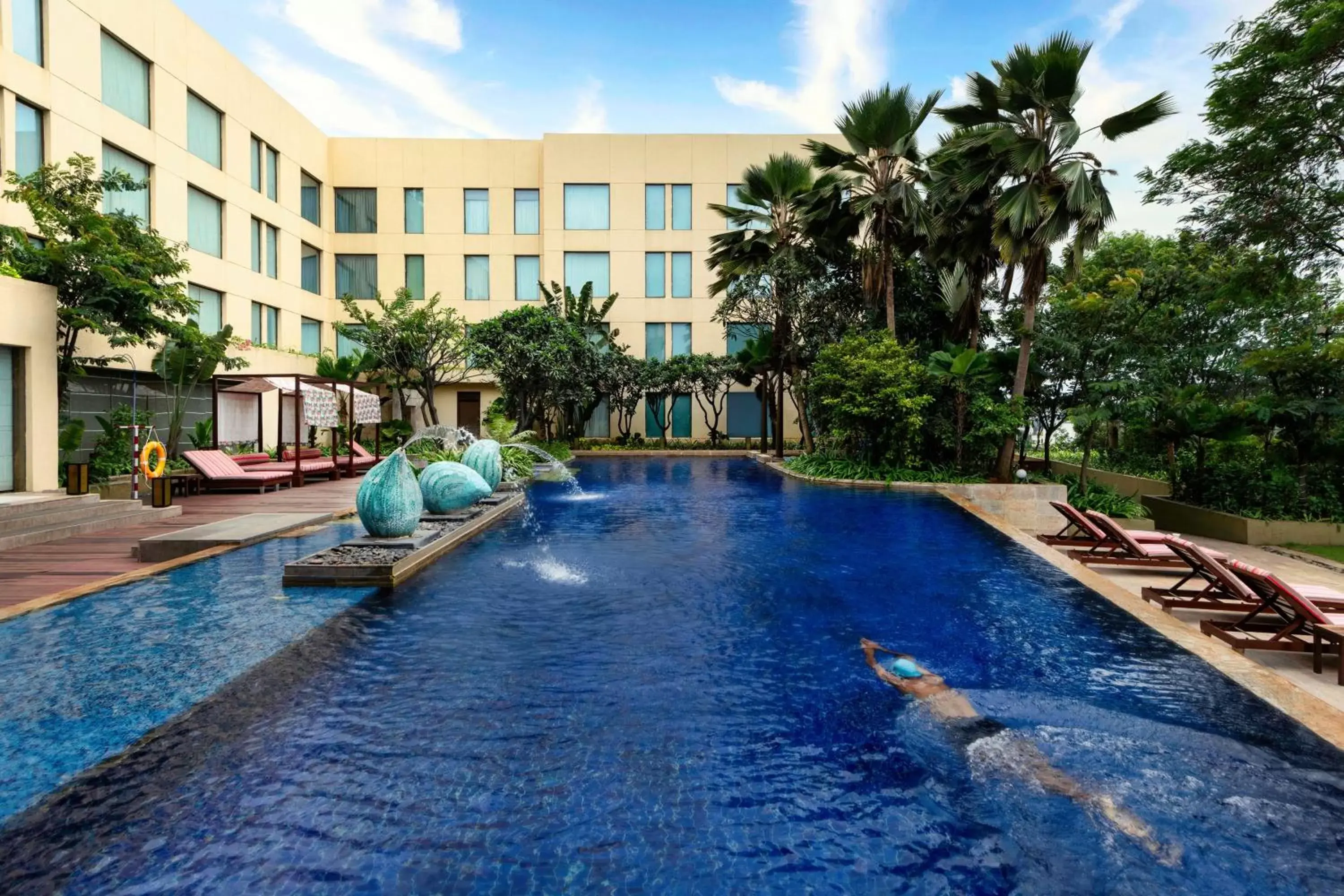 Swimming pool, Property Building in Hyatt Pune