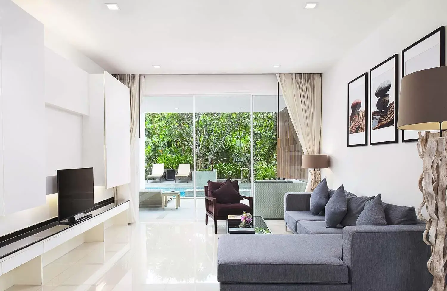 Living room in Mida De Sea Hua Hin - SHA PLUS Living room in Mida De Sea Hua Hin - SHA PLUS