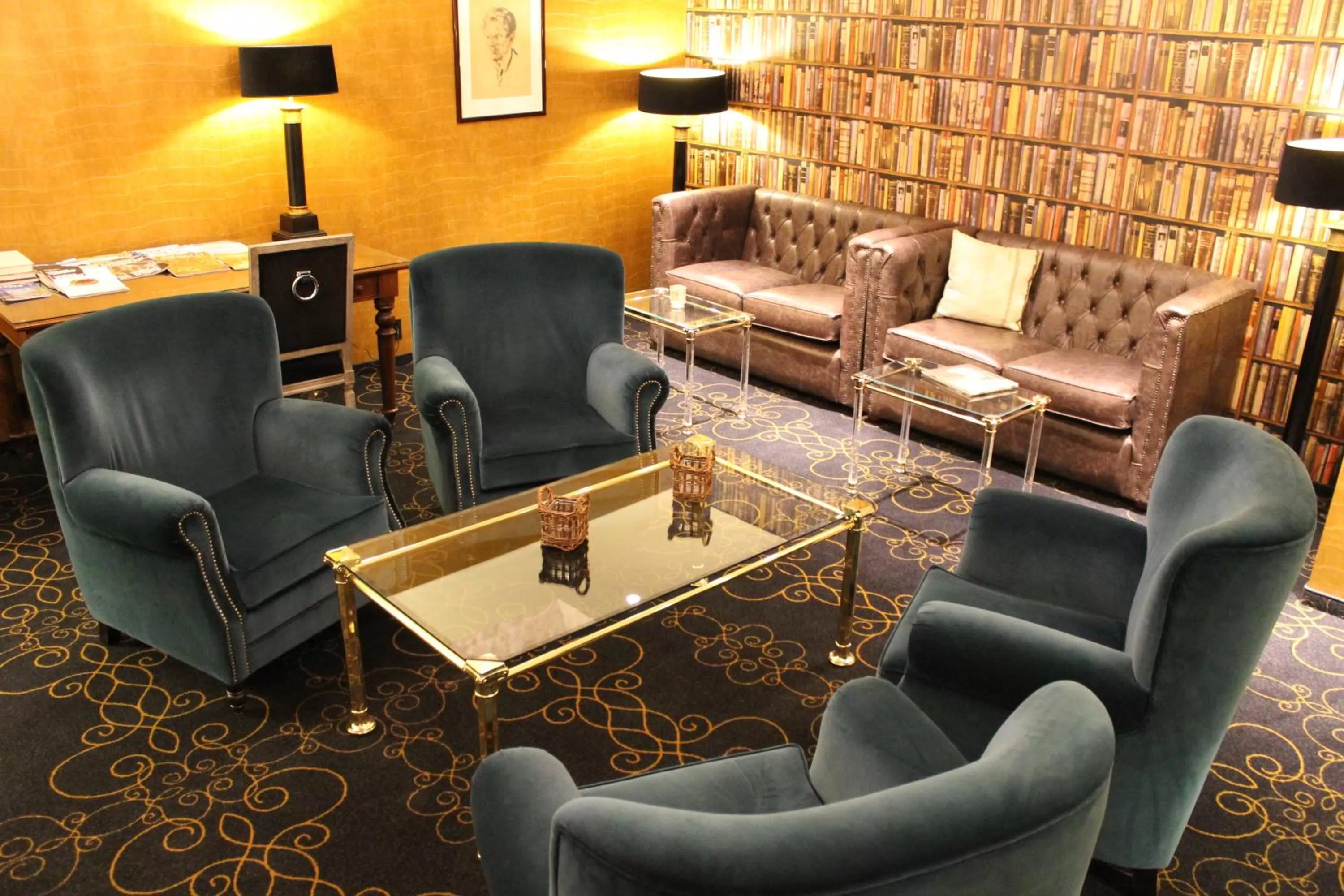 Lounge or bar in Det Hanseatiske Hotel