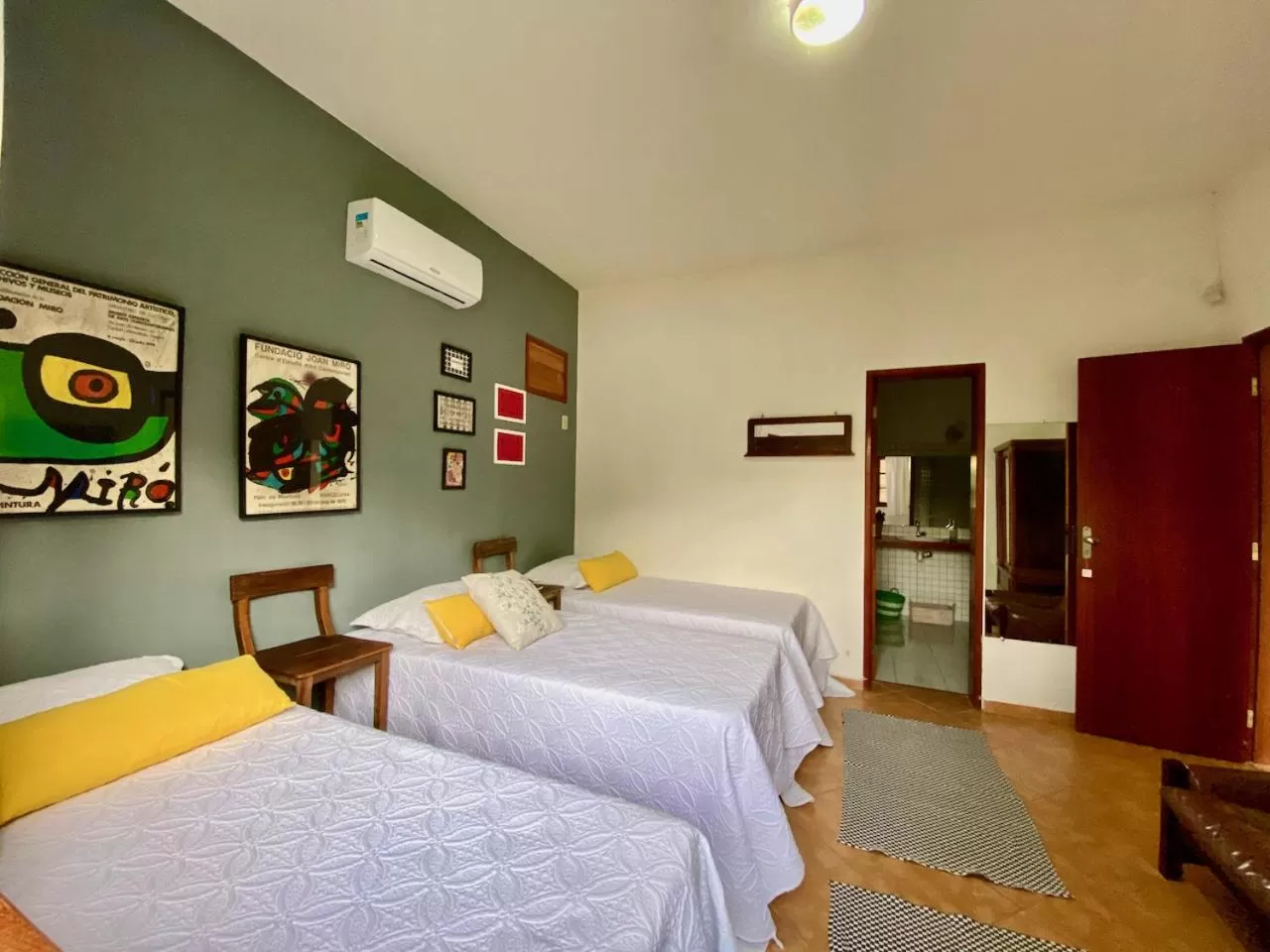 Bed in Pousada Nossa Terra