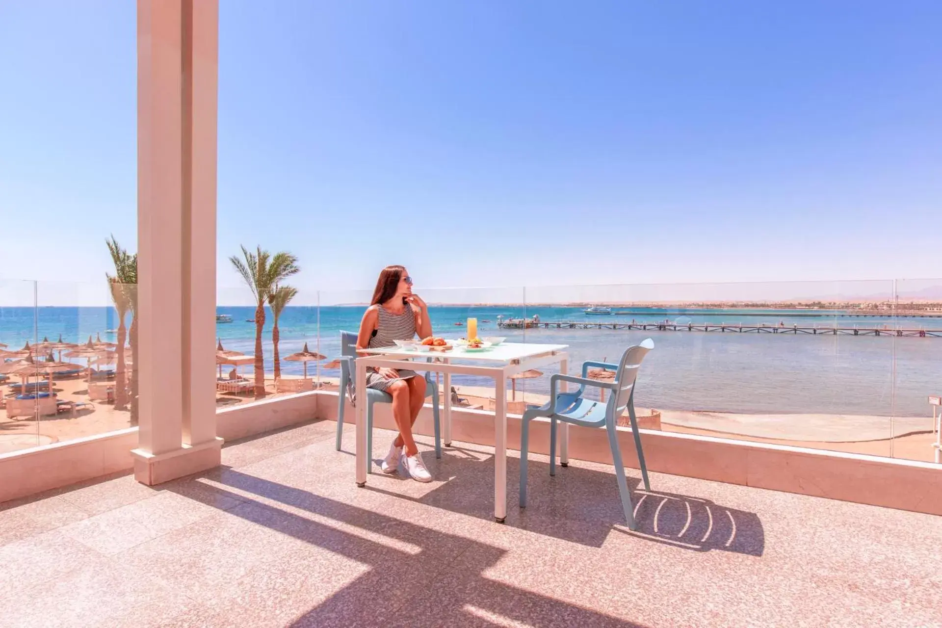 Balcony/Terrace in Beach Albatros Resort - Hurghada